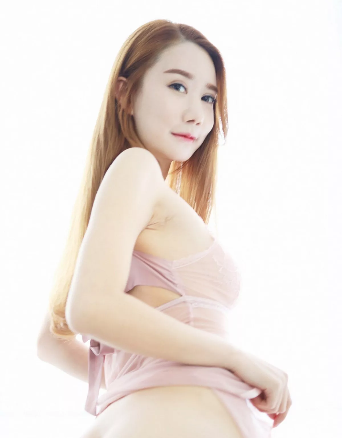 秀人集.com_[MyGirl美媛馆]Vol.405_嫩模小樱baby私房粉色薄纱内衣透视秀豪乳惹火诱惑写真40P