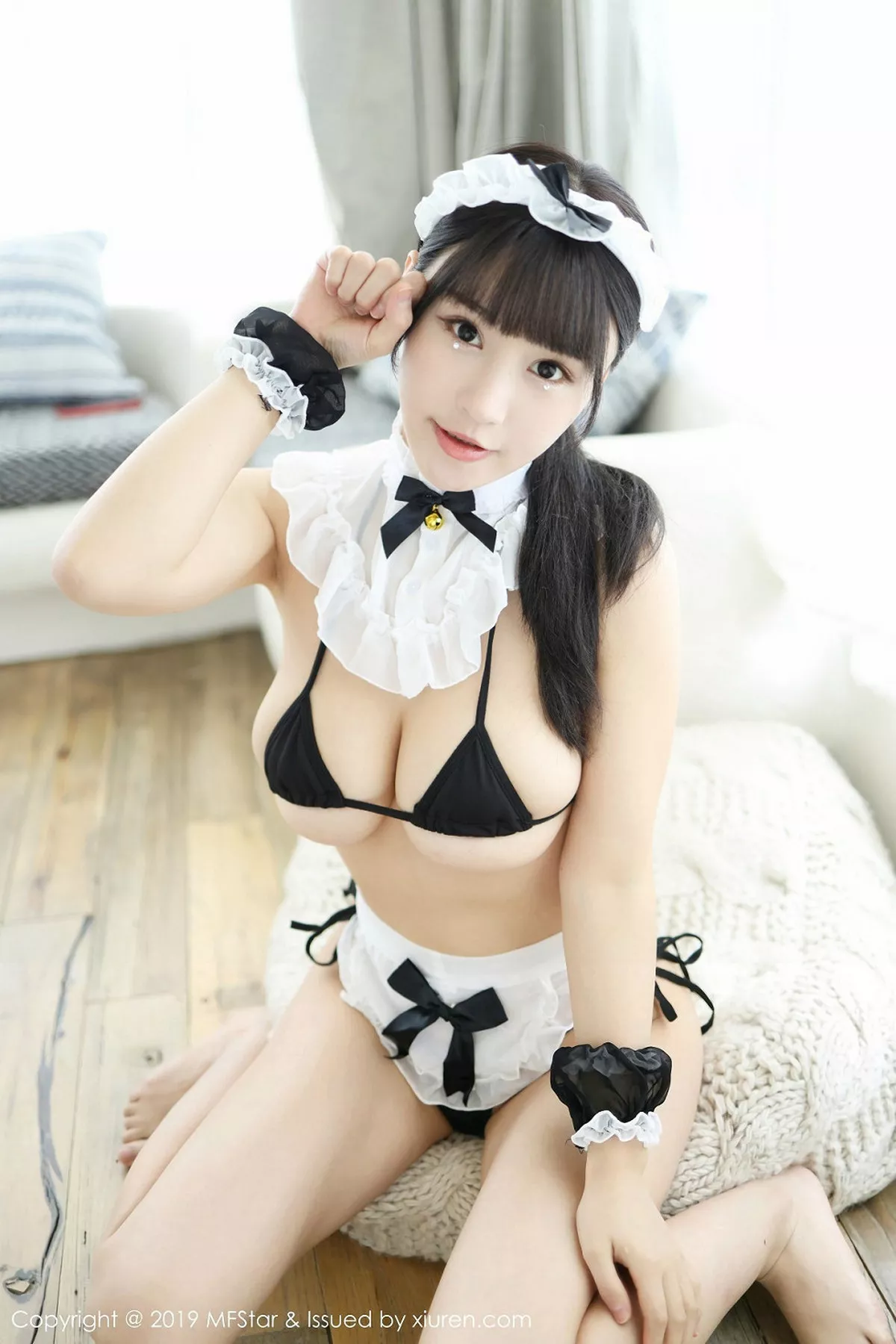 秀人集.com_[MyGirl美媛馆]Vol.408_女神Flower朱可儿大理旅拍私房性感女仆装秀豪乳极致诱惑写真49P