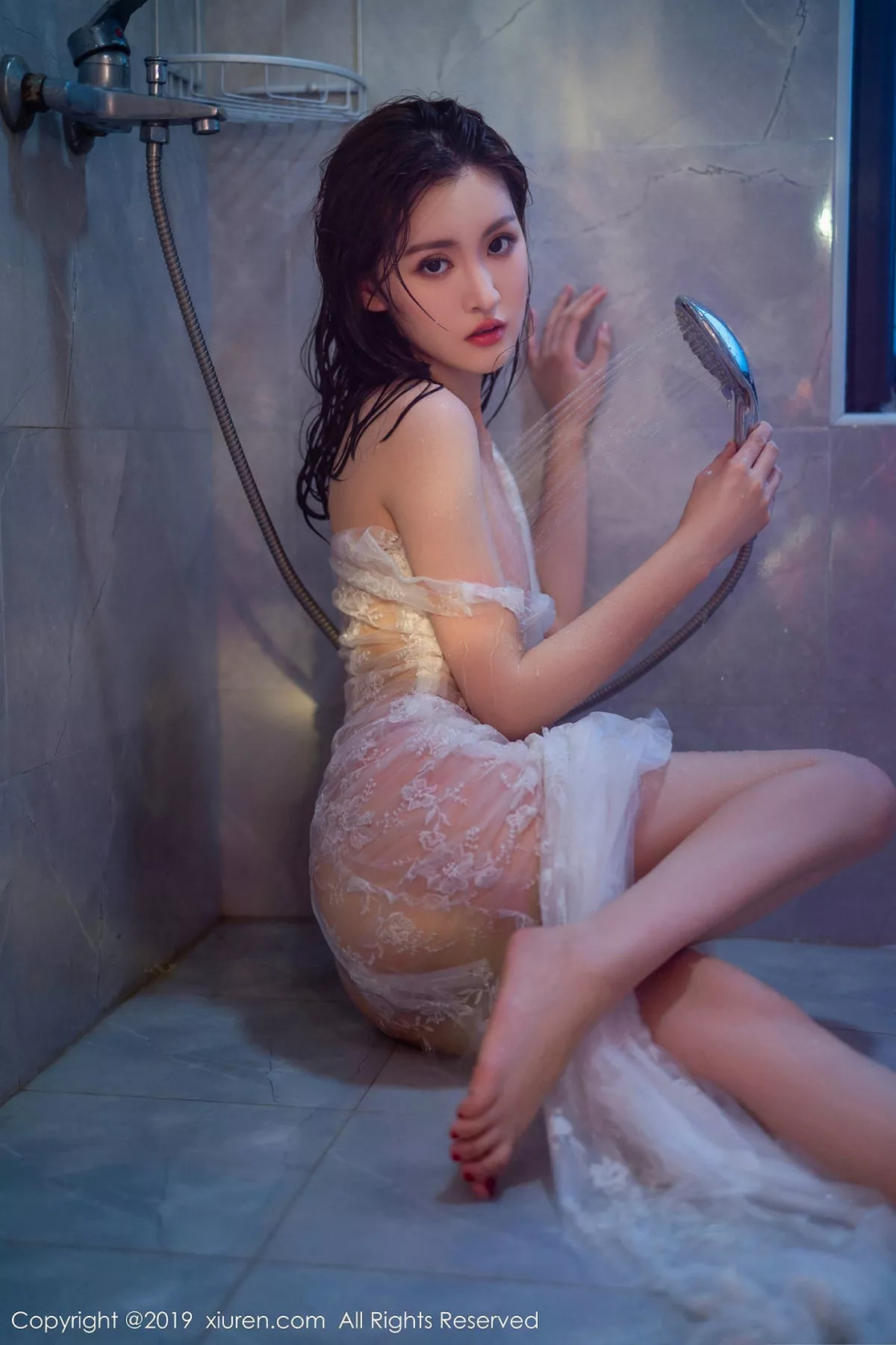 秀人集.com_[XiuRen秀人网]No.1784_嫩模沈梦瑶浴室里真空透视薄纱裙湿身秀火辣身材撩人诱惑写真42P