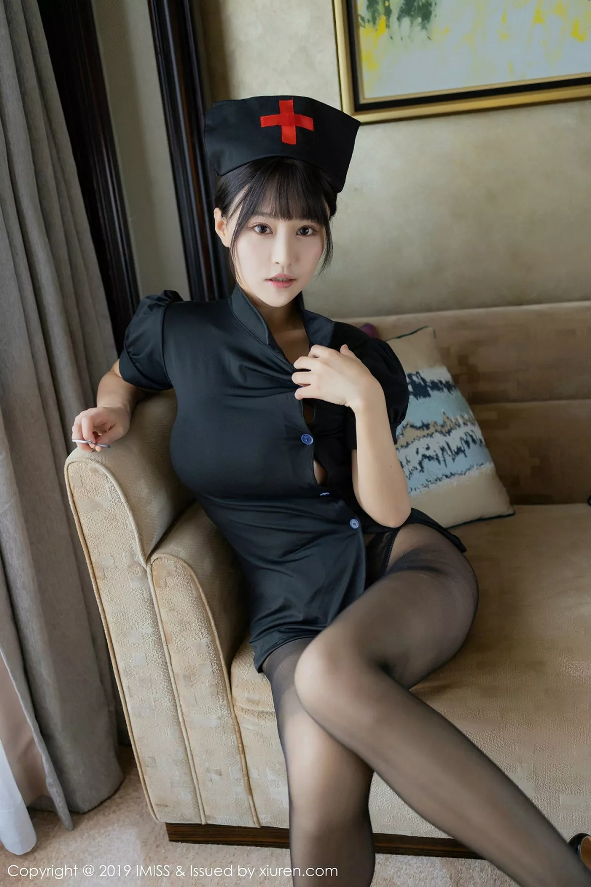 秀人集.com_[IMISS爱蜜社]Vol.407_女神Flower朱可儿私房情趣制服秀完美身材破烂黑丝诱惑写真46P