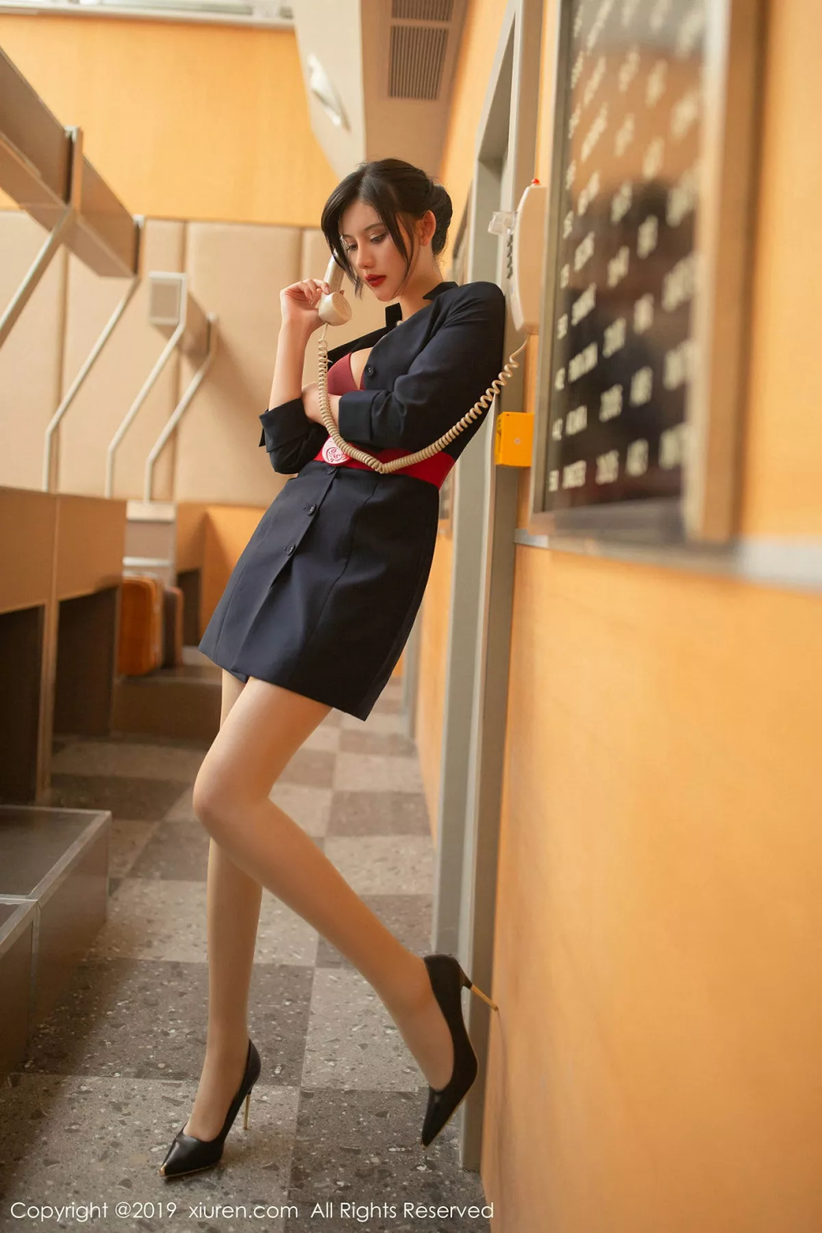 秀人集.com_[XiuRen秀人网]No.1881_嫩模就是阿朱啊机厅地勤主题撩裙开档肉丝裤袜露翘臀诱惑写真80P