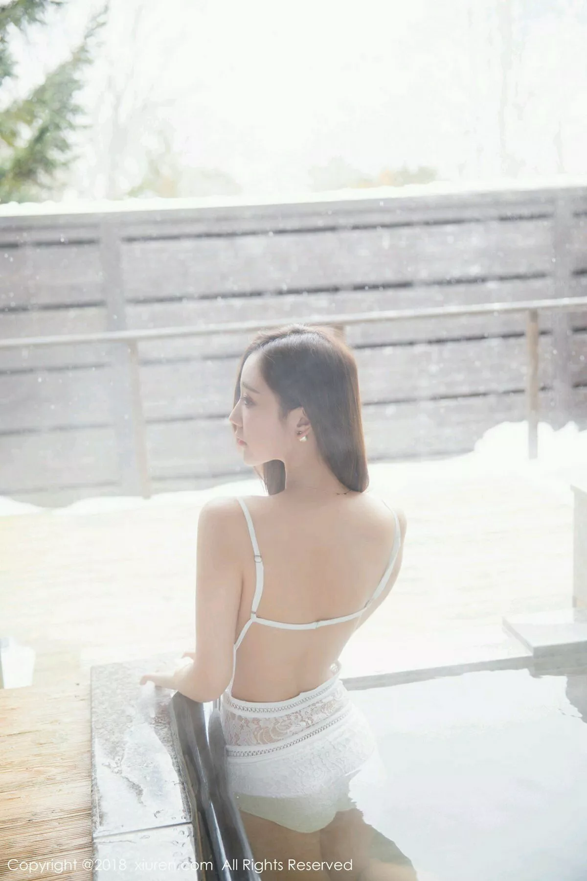 秀人集.com_[XiuRen秀人网]No.1236_女神淼淼萌萌哒北海道旅拍白色连体内衣温泉湿身诱惑写真59P