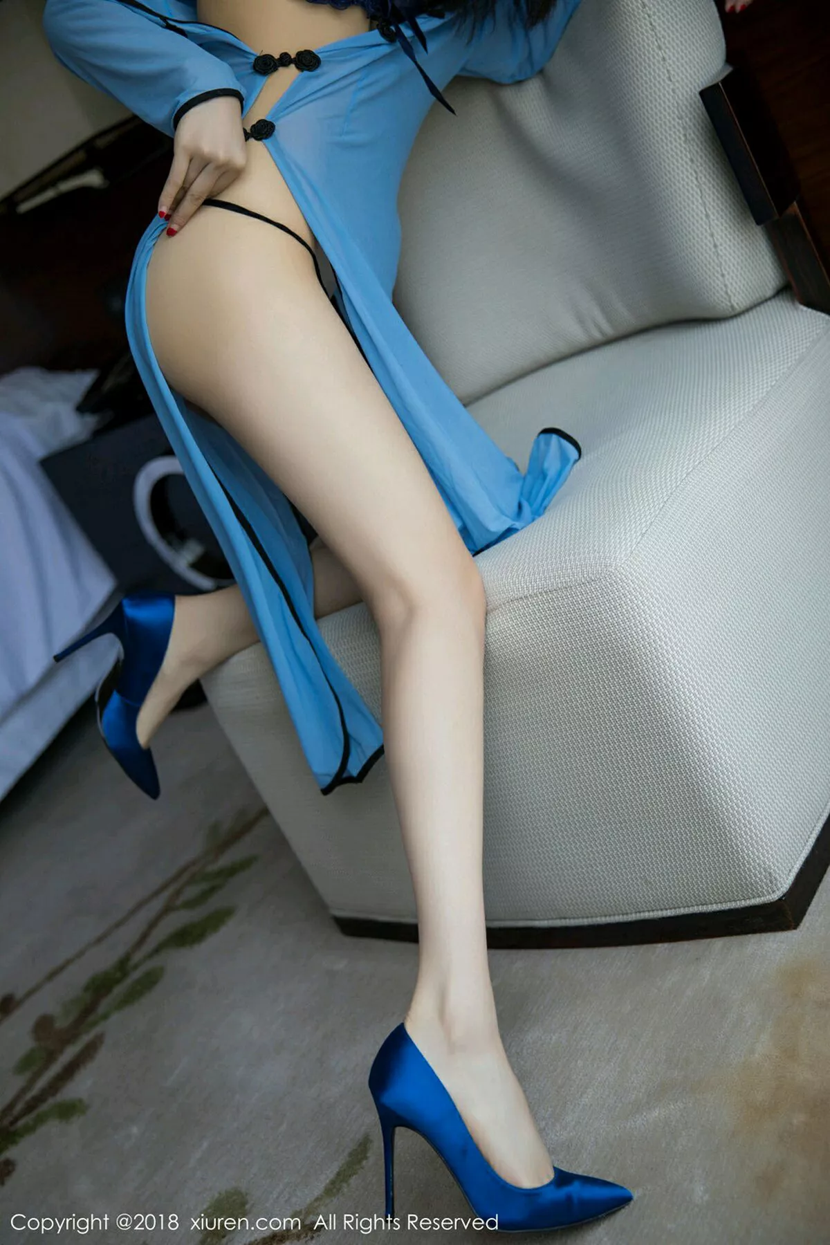 秀人集.com_[XiuRen秀人网]No.1241_女神Angela喜欢猫民国风旗袍透视露黑色蕾丝内衣诱惑写真71P