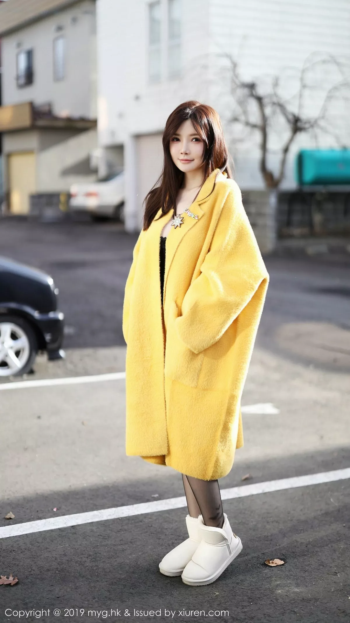 秀人集.com_[MyGirl美媛馆]Vol.418_嫩模糯美子北海道旅拍私房黑色蕾丝内衣秀傲人豪乳诱惑写真80P