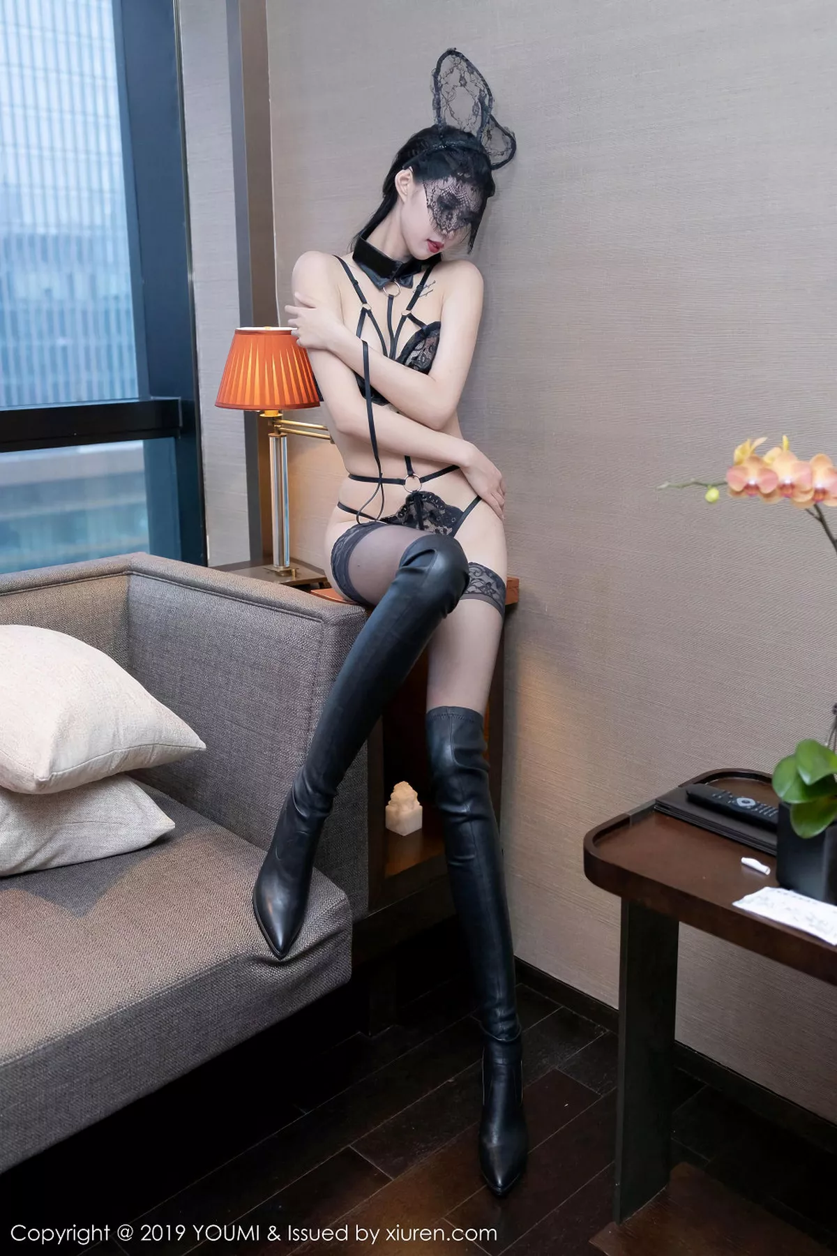 秀人集.com_[YouMi尤蜜荟]Vol.396_高挑美女葛征Model私房蒙面女郎主题情趣内衣惹火诱惑写真52P