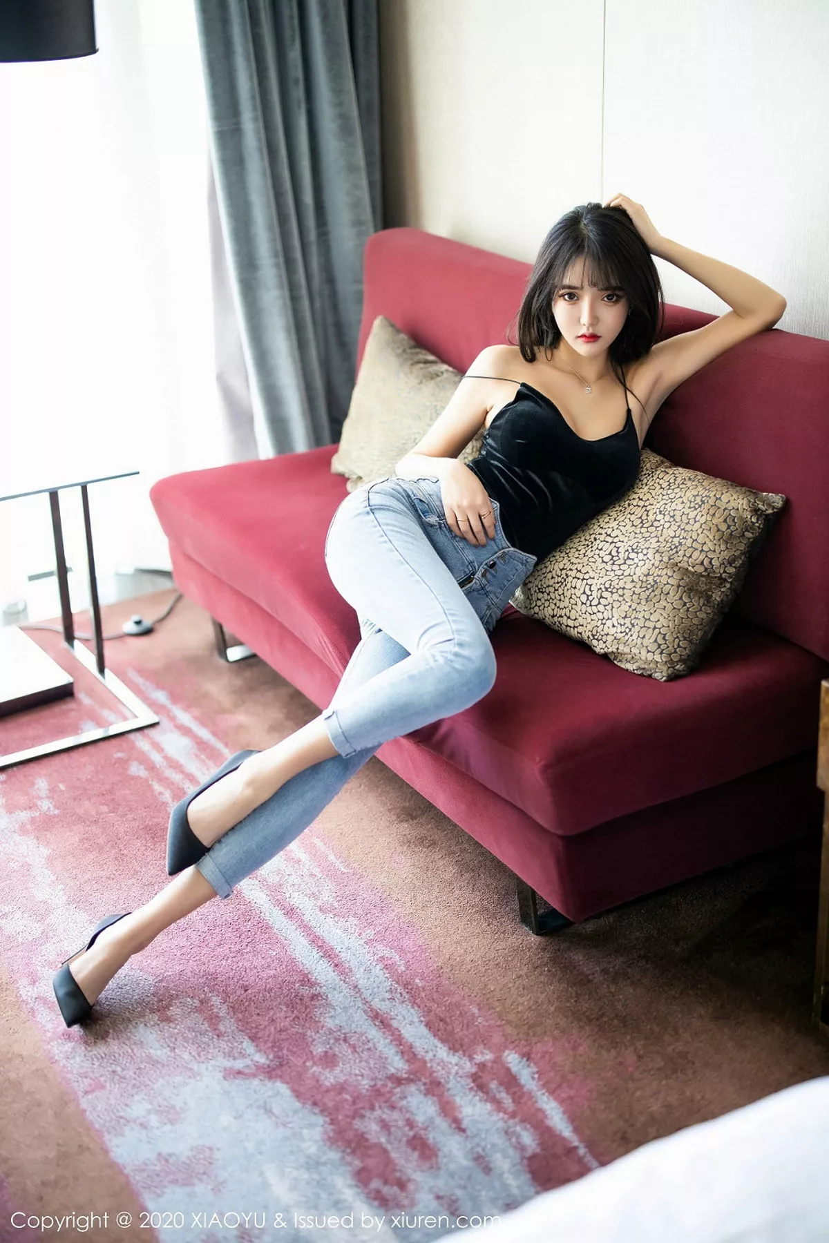 秀人集.com_[XiaoYu画语界]Vol.235_嫩模Miko酱吖私房床上性感黑色内衣秀火辣身材诱惑写真103P