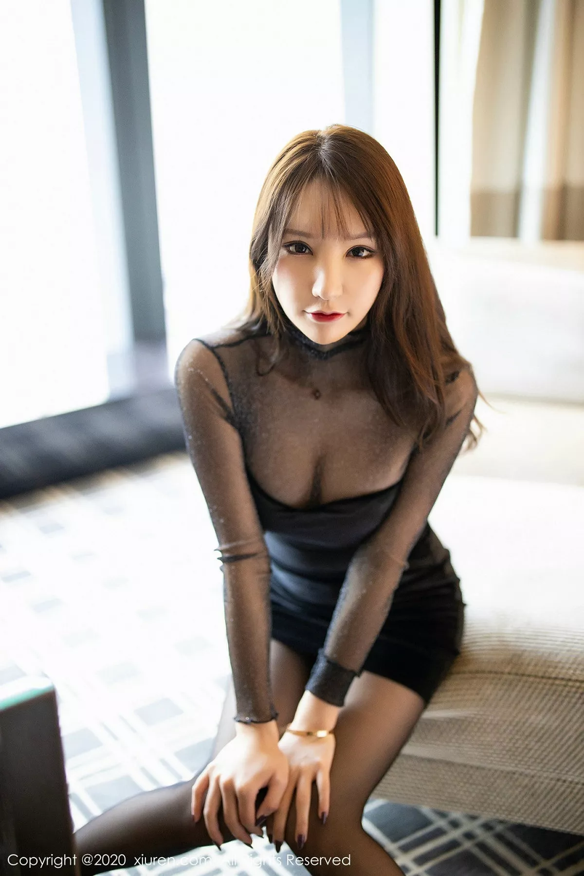 秀人集.com_[XiuRen秀人网]No.1937_女神周于希Sandy真空透视薄纱配无内黑丝裤袜火辣诱惑写真118P