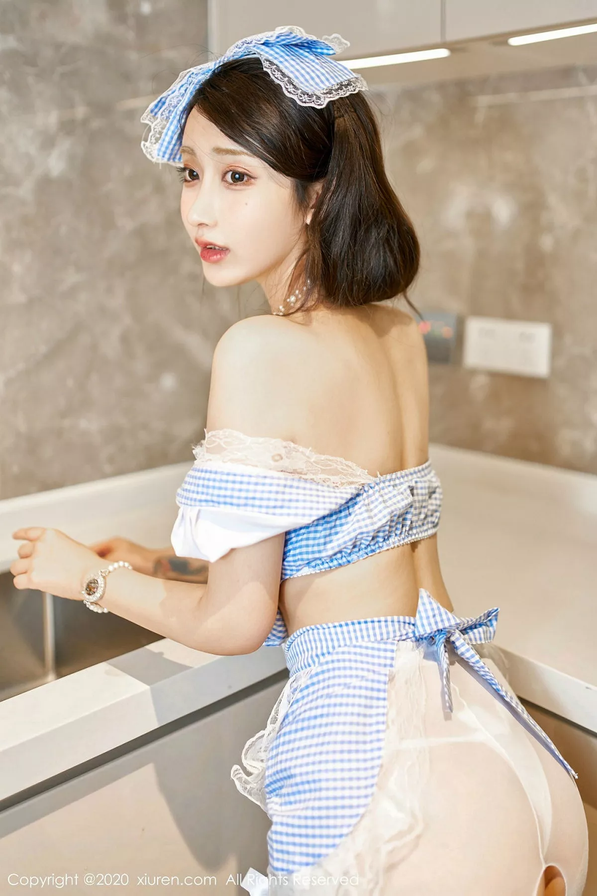 秀人集.com_[XiuRen秀人网]No.1936_嫩模Betty林子欣三亚旅拍私房蛋糕小妹开档肉丝裤袜诱惑写真52P