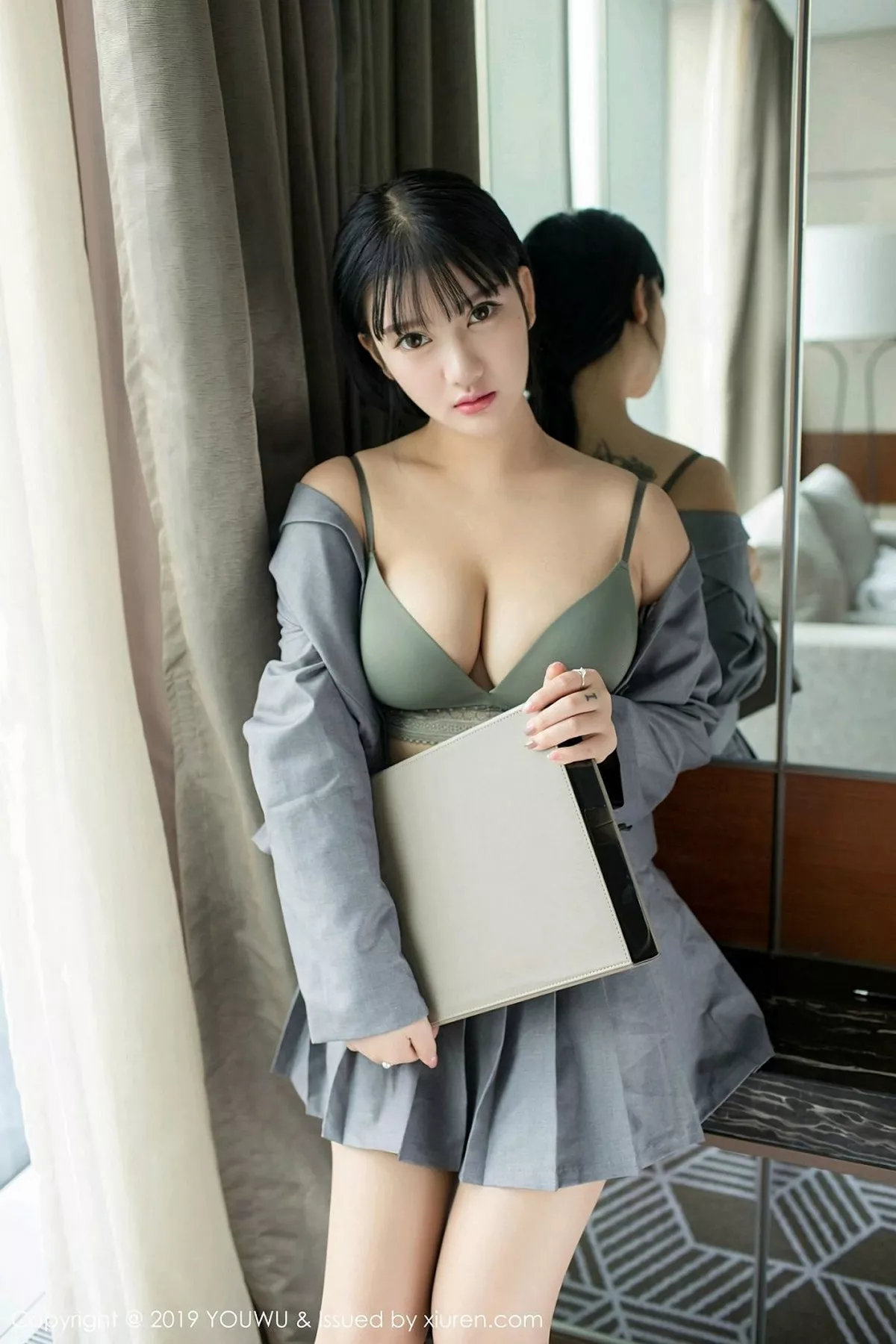 秀人集.com_[YouWu尤物馆]Vol.138_巨乳嫩模小尤奈私房黑色高叉连体内衣秀傲人豪乳诱惑写真59P