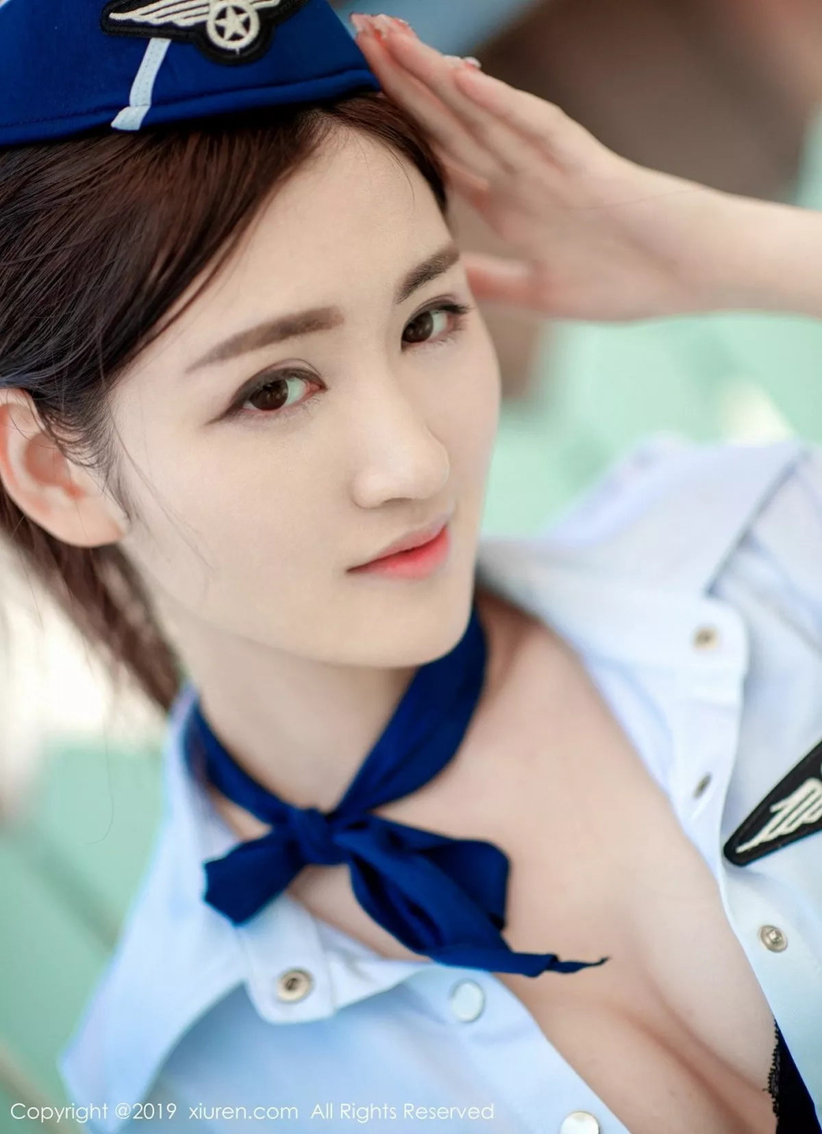 秀人集.com_[XiuRen秀人网]No.1419_嫩模沈梦瑶私房空乘制服+性感草莓内衣秀完美身材诱惑写真62P