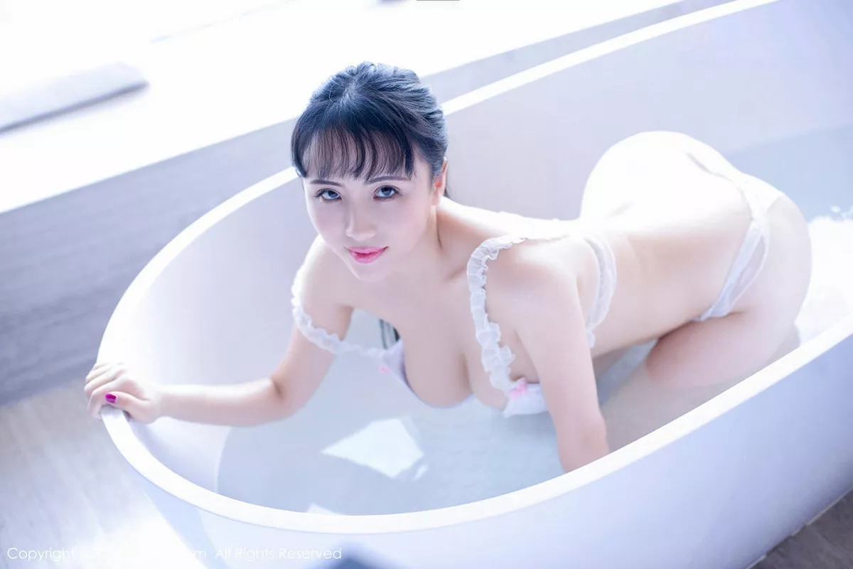 秀人集.com_[XiuRen秀人网]No.1431_E胸嫩模蕊蕊ruirui白色蕾丝内衣+情趣连体内衣爆乳诱惑写真45P