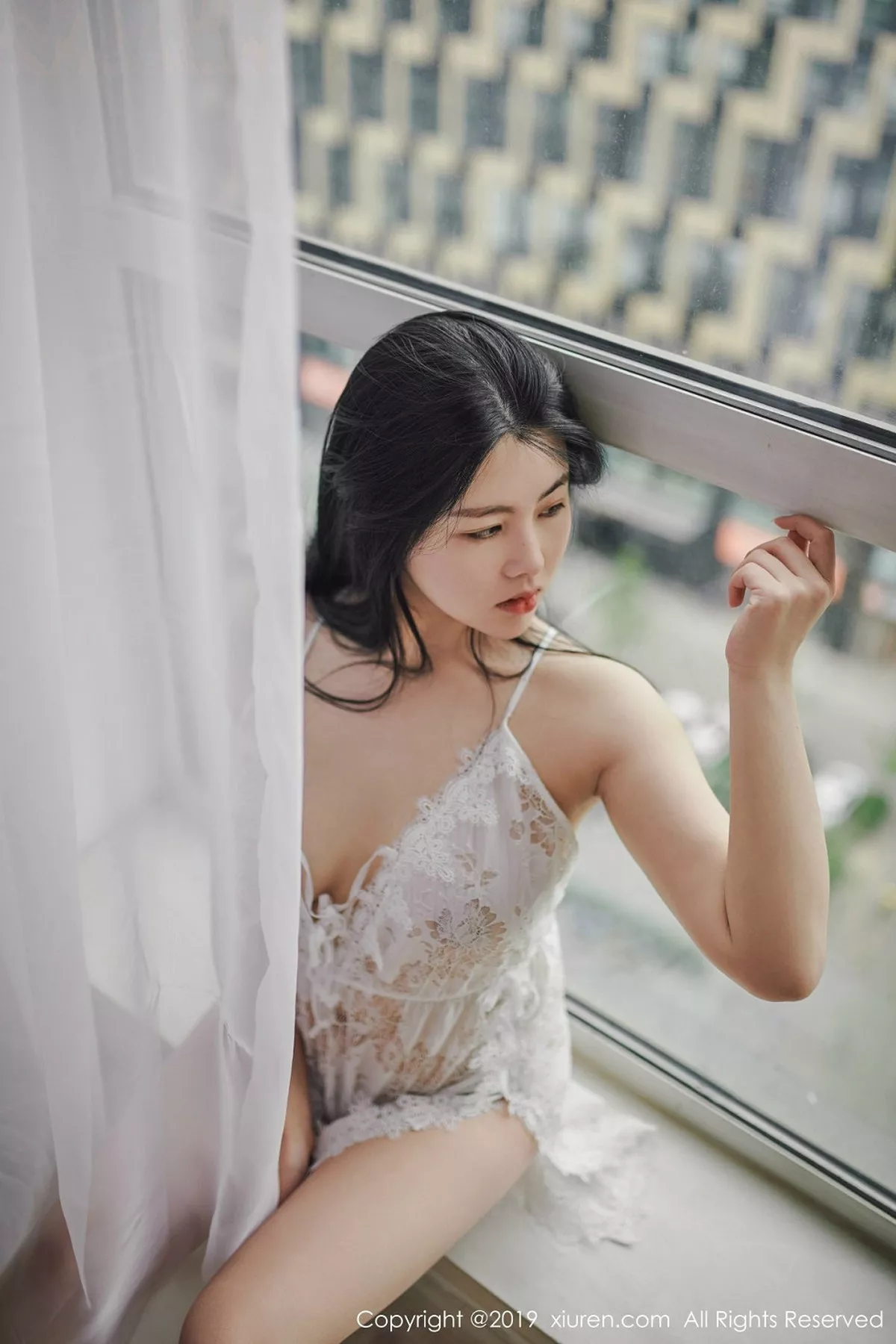 秀人集.com_[XiuRen秀人网]No.1468_嫩模娜露Selena私房白色镂空情趣内衣+护士装完美诱惑写真41P