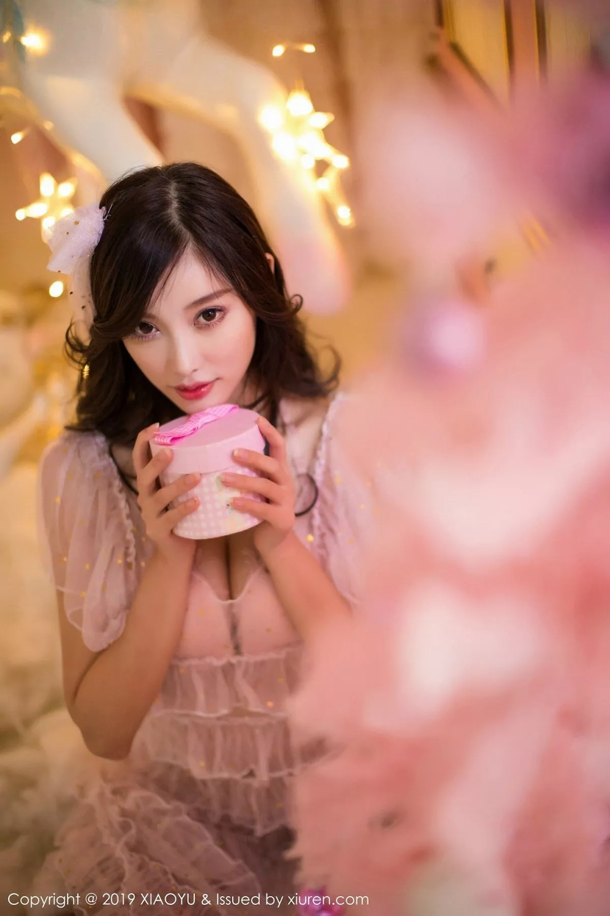 秀人集.com_[XiaoYu画语界]Vol.059_女神杨晨晨sugar圣诞主题性感内衣秀火辣身材诱惑写真45P