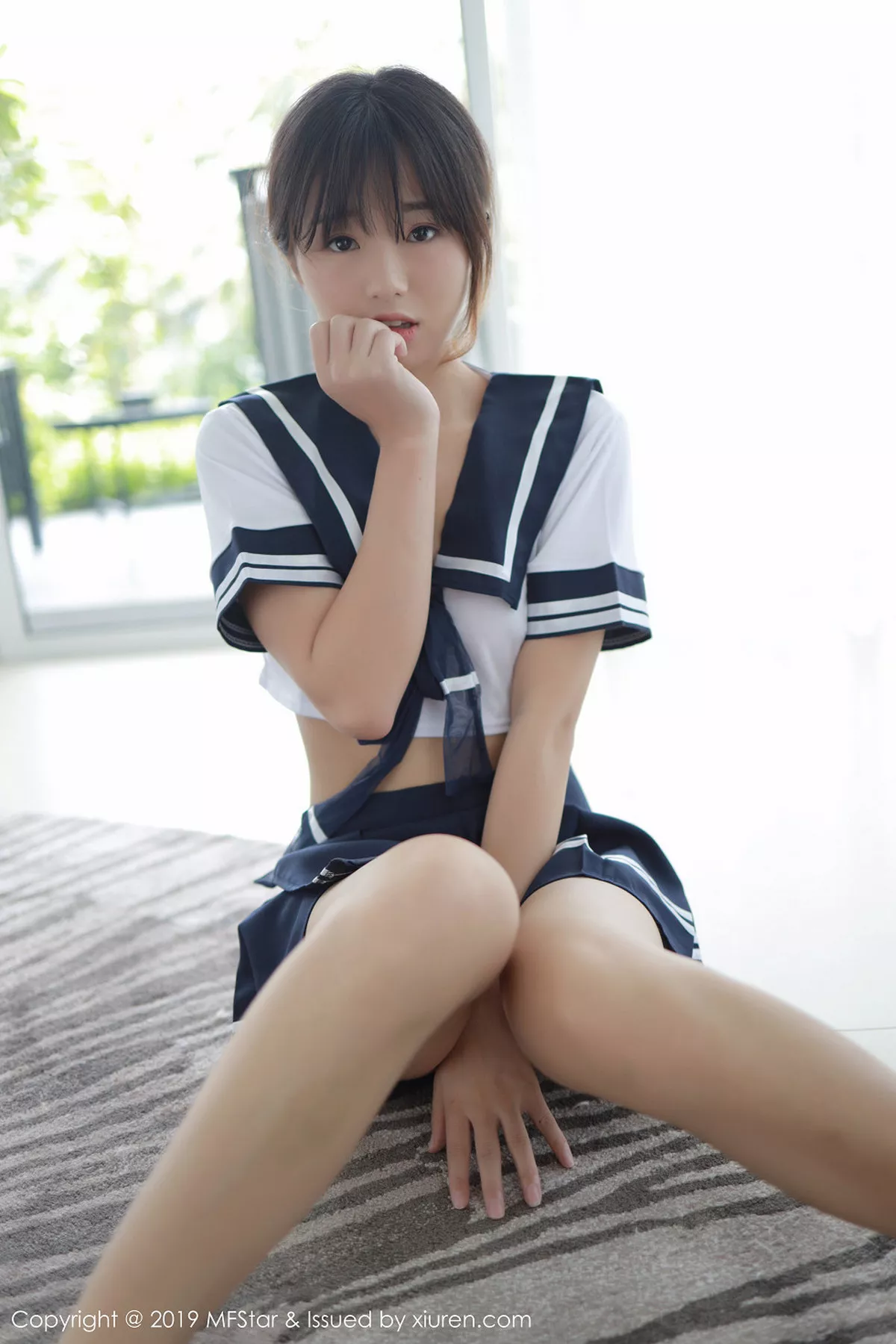 秀人集.com_[MFStar模范学院]Vol.198_嫩模仓井优香越南旅拍性感JK制服秀完美身材写真42P