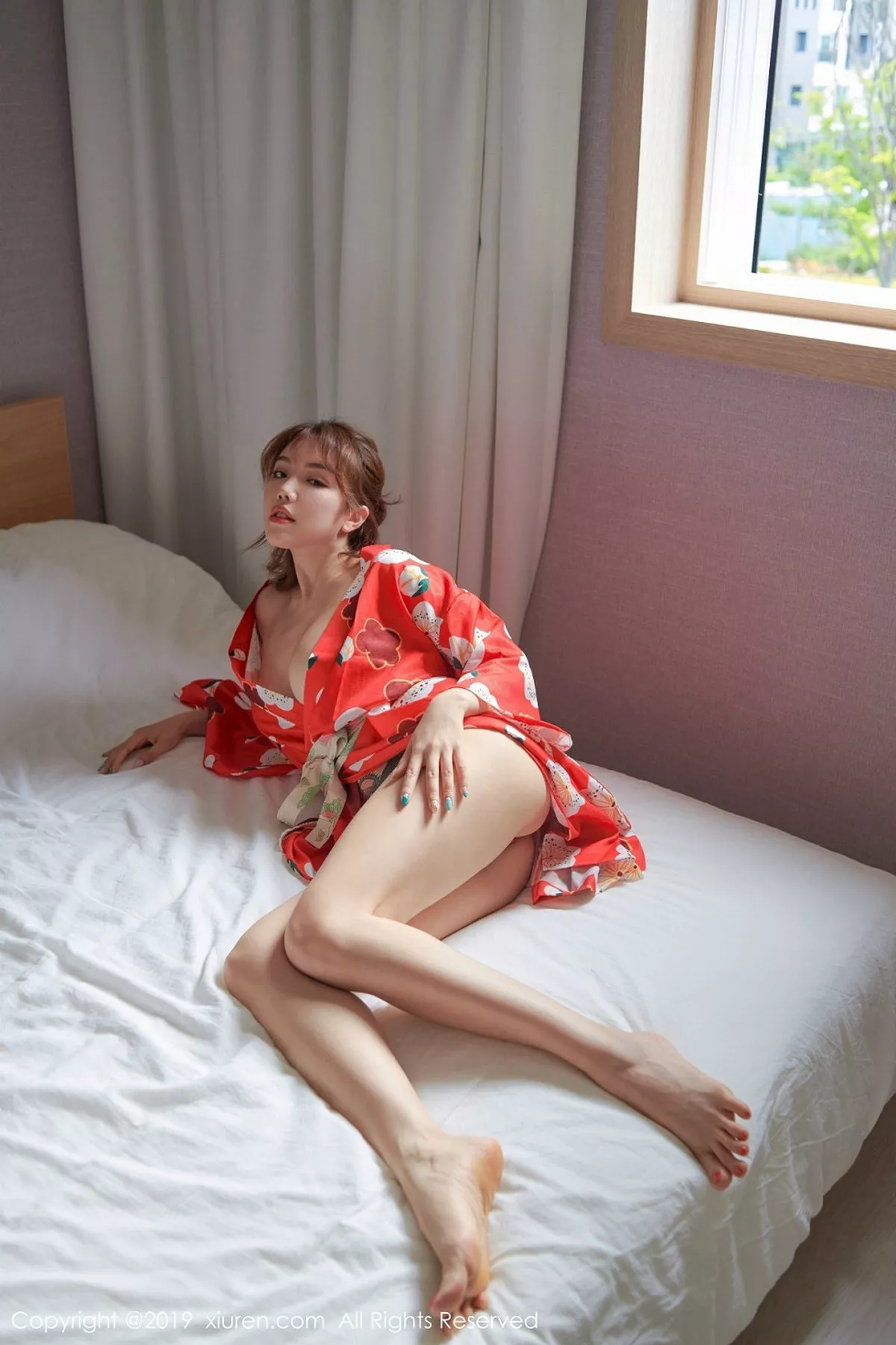 秀人集.com_[XiuRen秀人网]No.1549_女神黄乐然韩国旅拍私房日式和服半露豪乳惹火诱惑写真56P