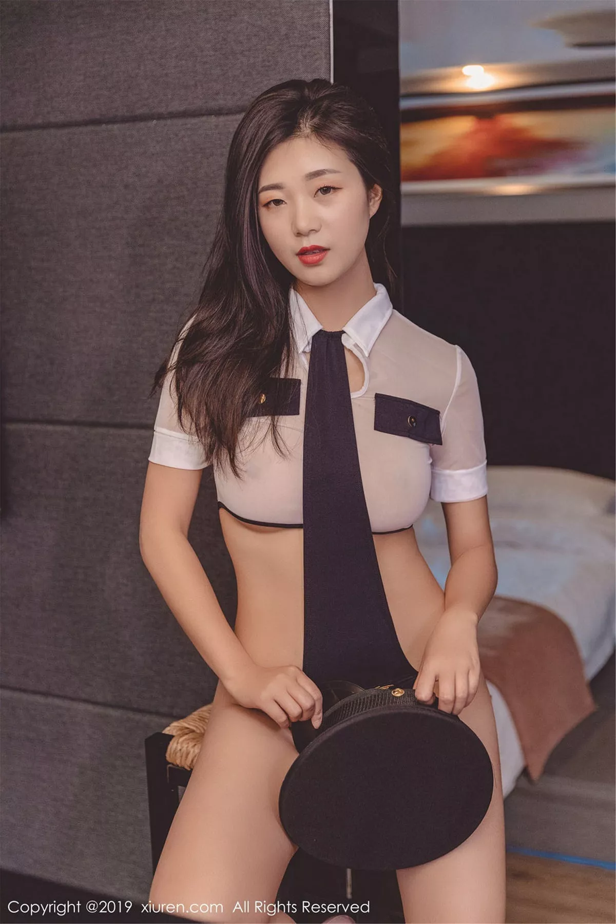 秀人集.com_[XiuRen秀人网]No.1535_完美女神宋-KIKI性感制服+复古三点式内衣秀完美身材诱惑写真37P