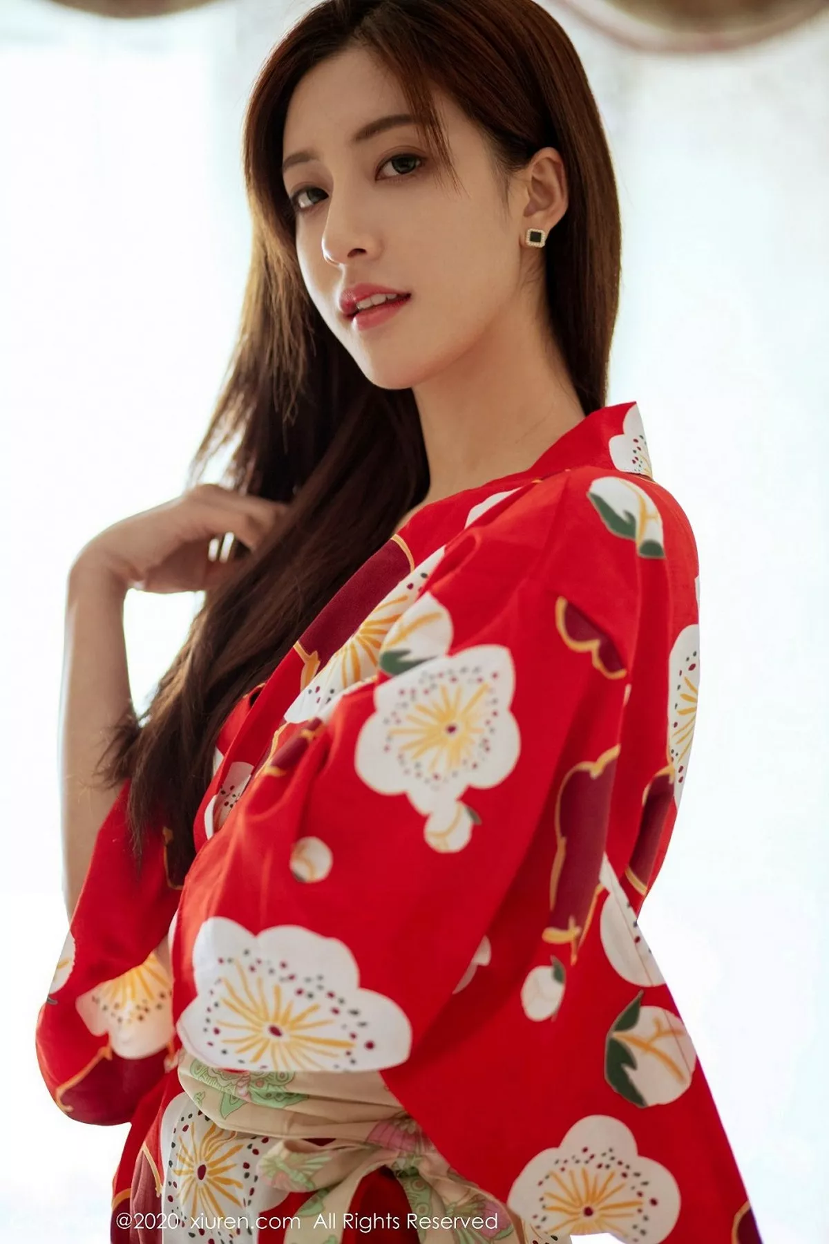 秀人集.com_[XiuRen秀人网]No.2015_嫩模林文文yooki私房鲜艳和服配无内黑丝撩人姿势诱惑写真65P