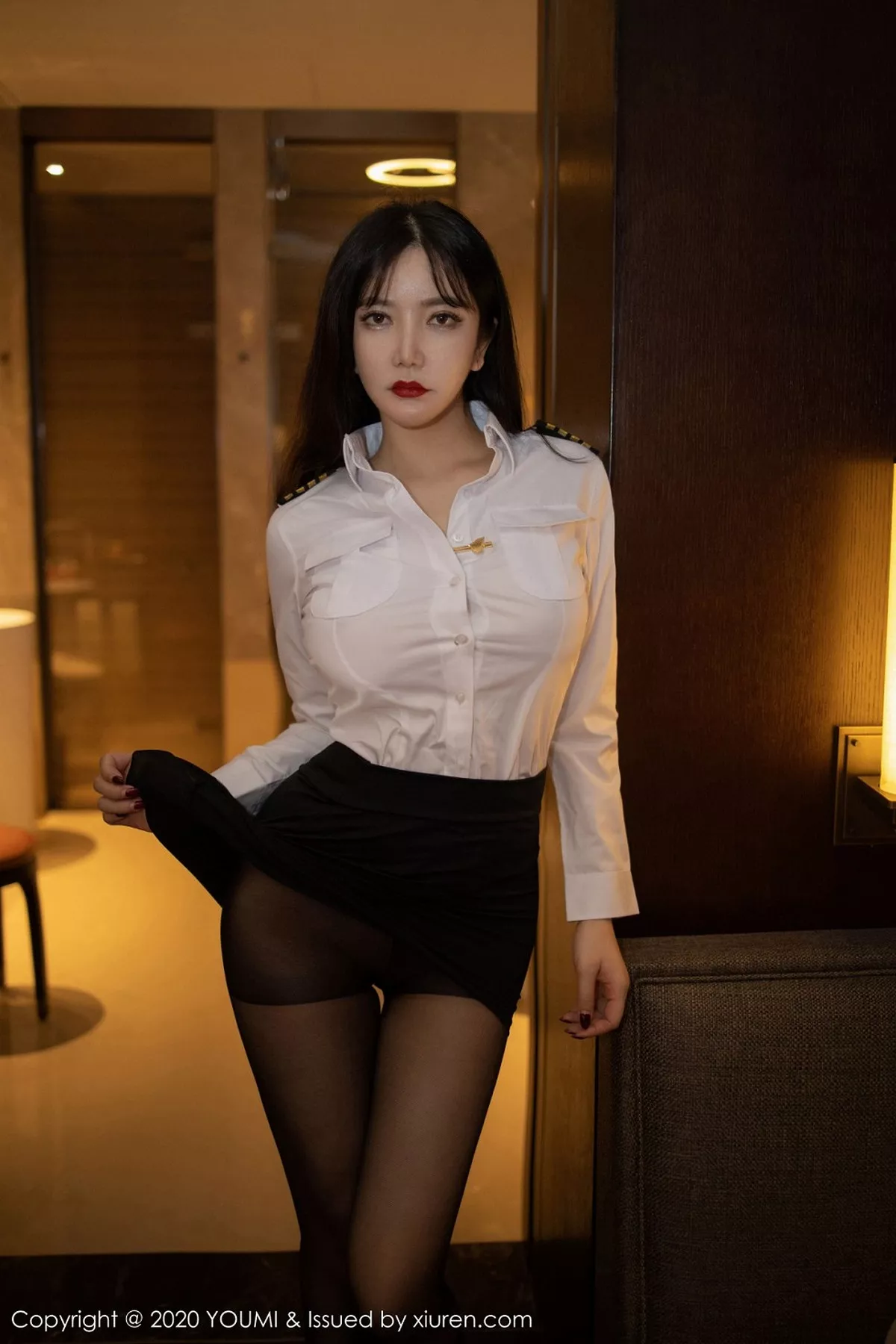 秀人集.com_[YouMi尤蜜荟]Vol.428_女神心妍小公主性感职业OL装扮无内黑丝秀火辣身材诱惑写真40P