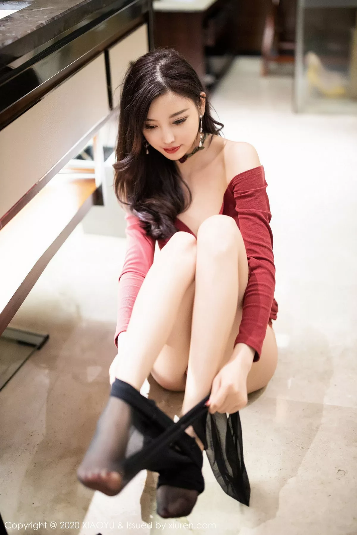 秀人集.com_[XiaoYu画语界]Vol.243_女神杨晨晨sugar新春特辑私房魅惑丝袜秀丁字裤诱惑写真110P