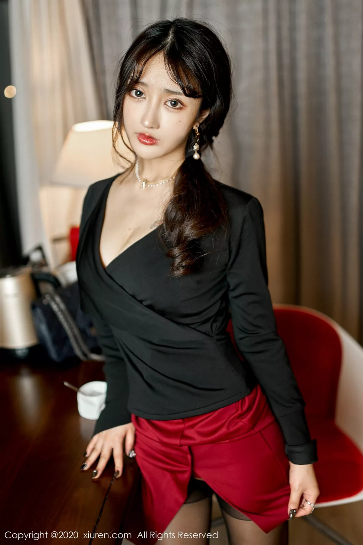 秀人集.com_[XiuRen秀人网]No.1970_嫩模Betty林子欣私房中国红内衣主题秀完美身材妩媚诱惑写真87P