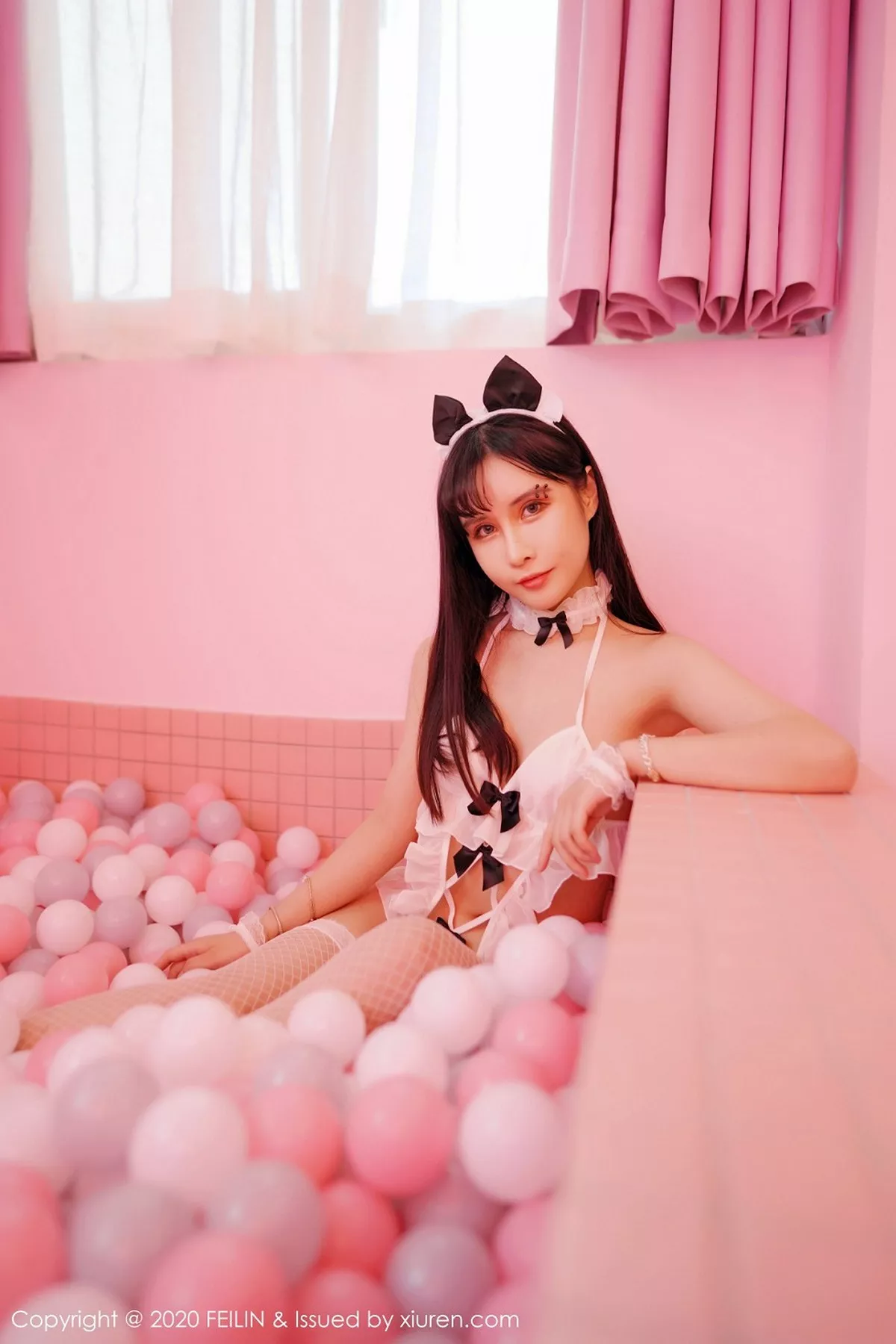 秀人集.com_[FeiLin嗲囡囡]VOL.229_嗲囡囡最新一期模特合集三大美女私房内衣撩人诱惑写真90P