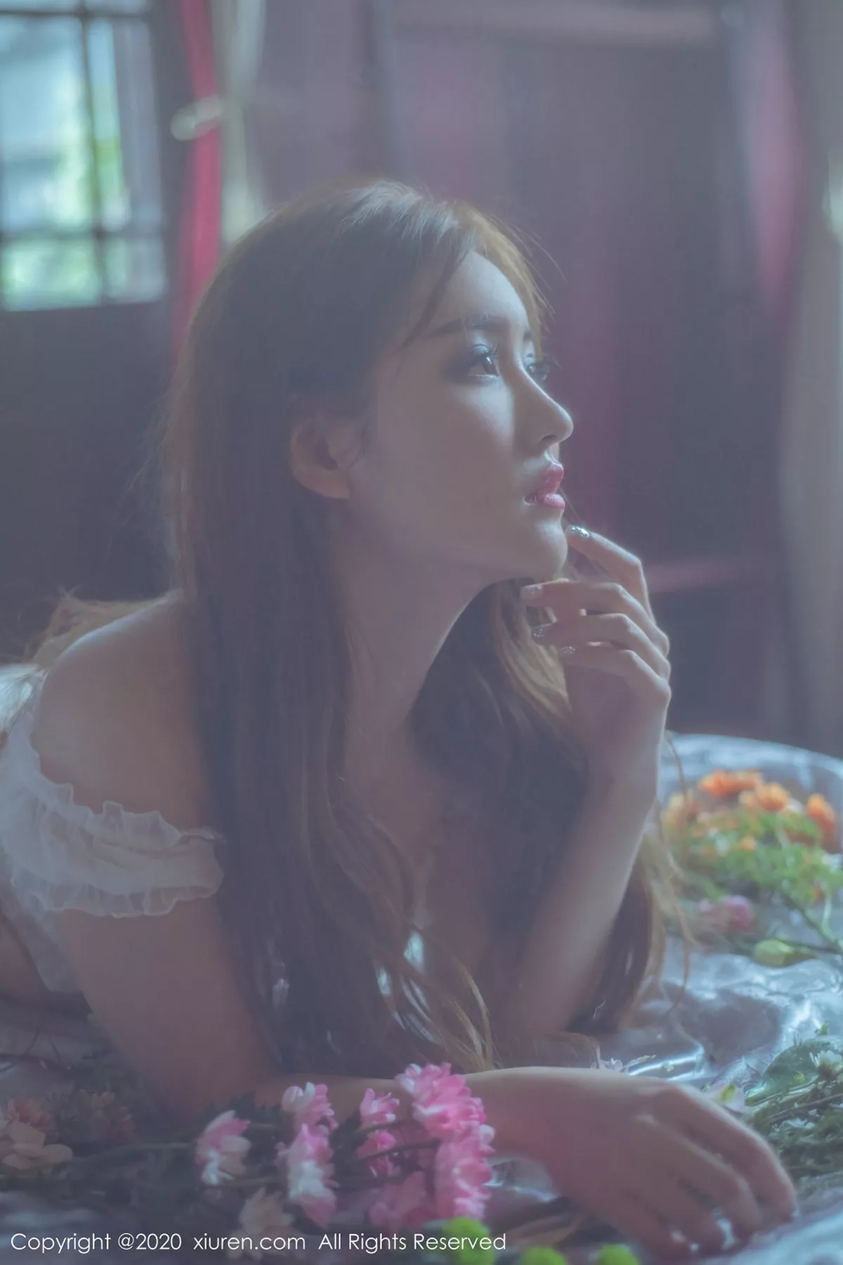 秀人集.com_[XiuRen秀人网]No.1980_嫩模沈梦瑶私房纯白蕾丝内衣透视秀火辣身材完美诱惑写真40P