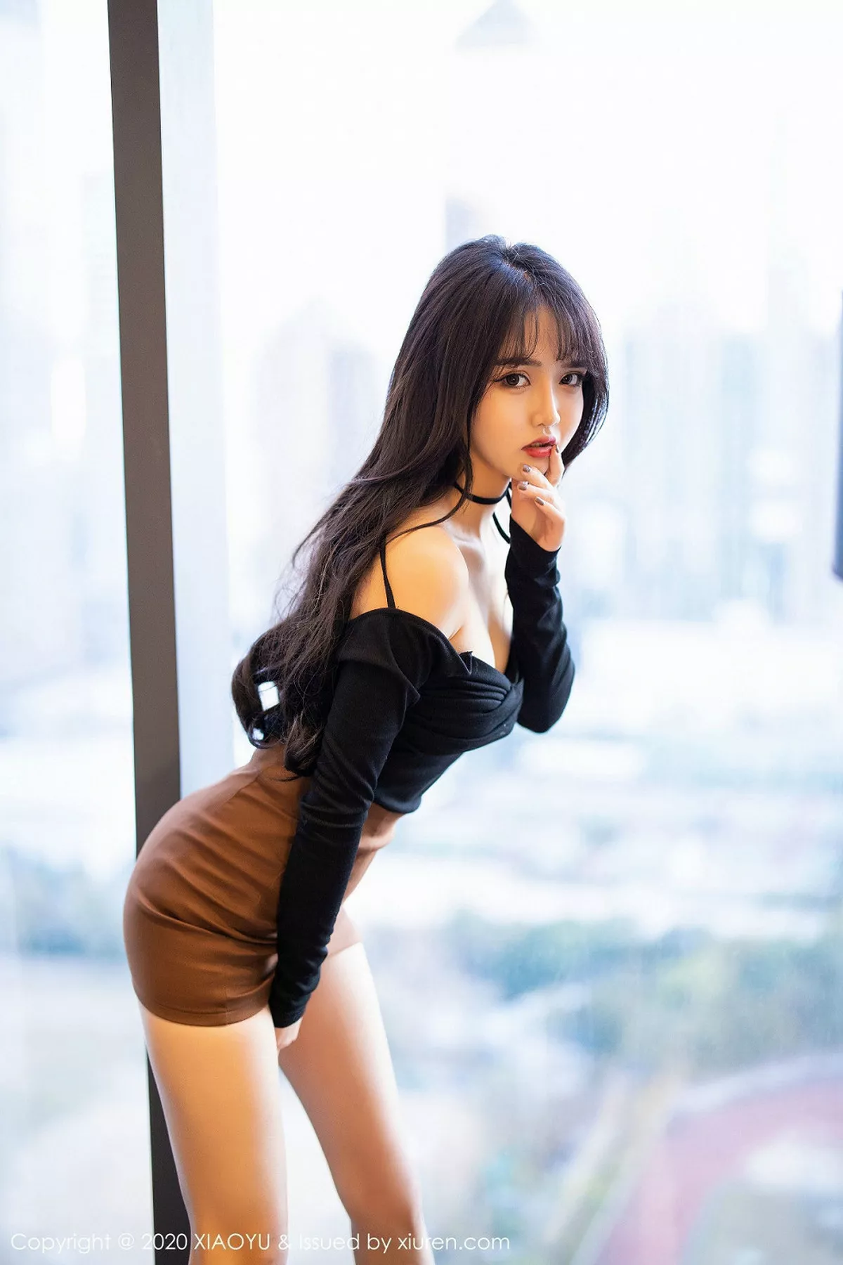 秀人集.com_[XiaoYu画语界]Vol.248_嫩模Miko酱吖居家性感抹胸内衣配吊带蕾丝袜魅惑写真82P