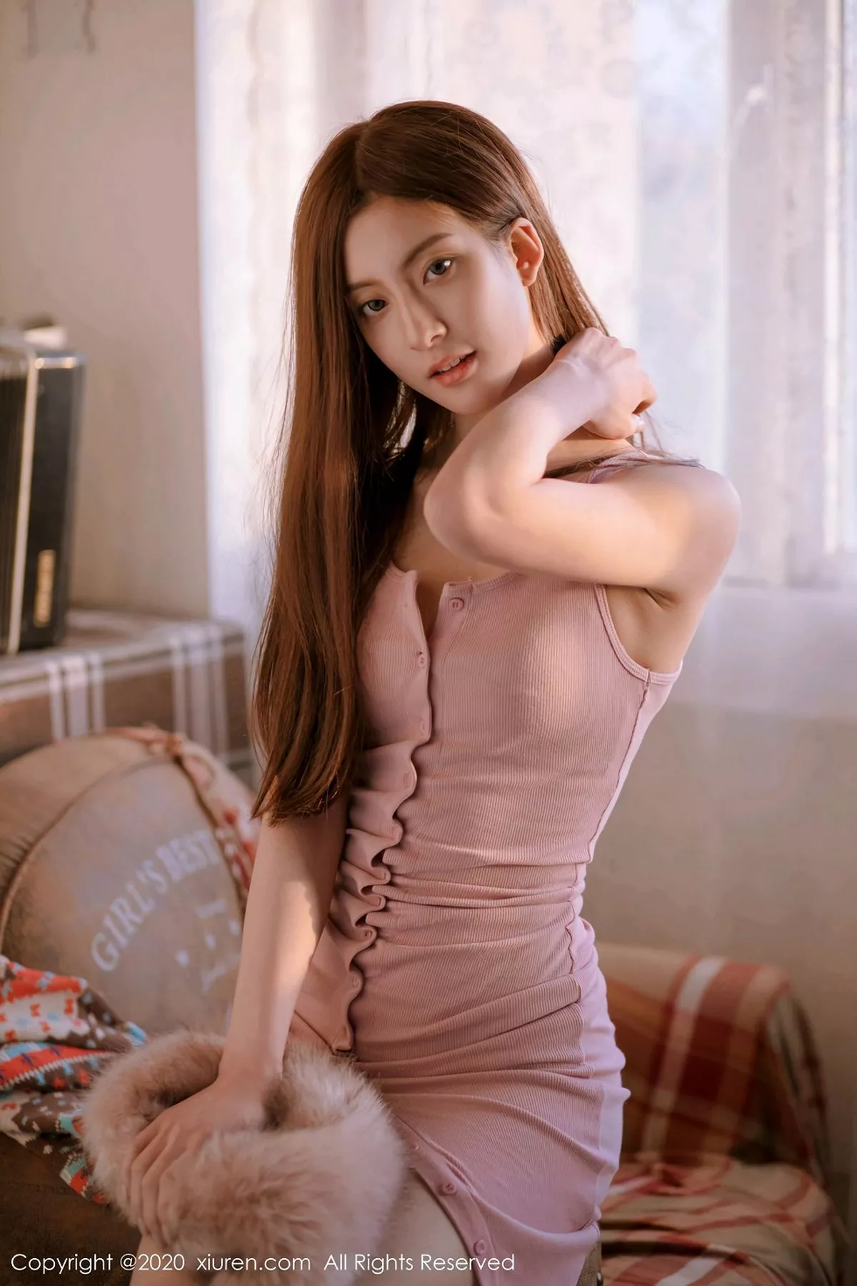 秀人集.com_[XiuRen秀人网]No.2144_嫩模林文文yooki私房粉色连身裙主题性感内衣秀完美身材写真65P
