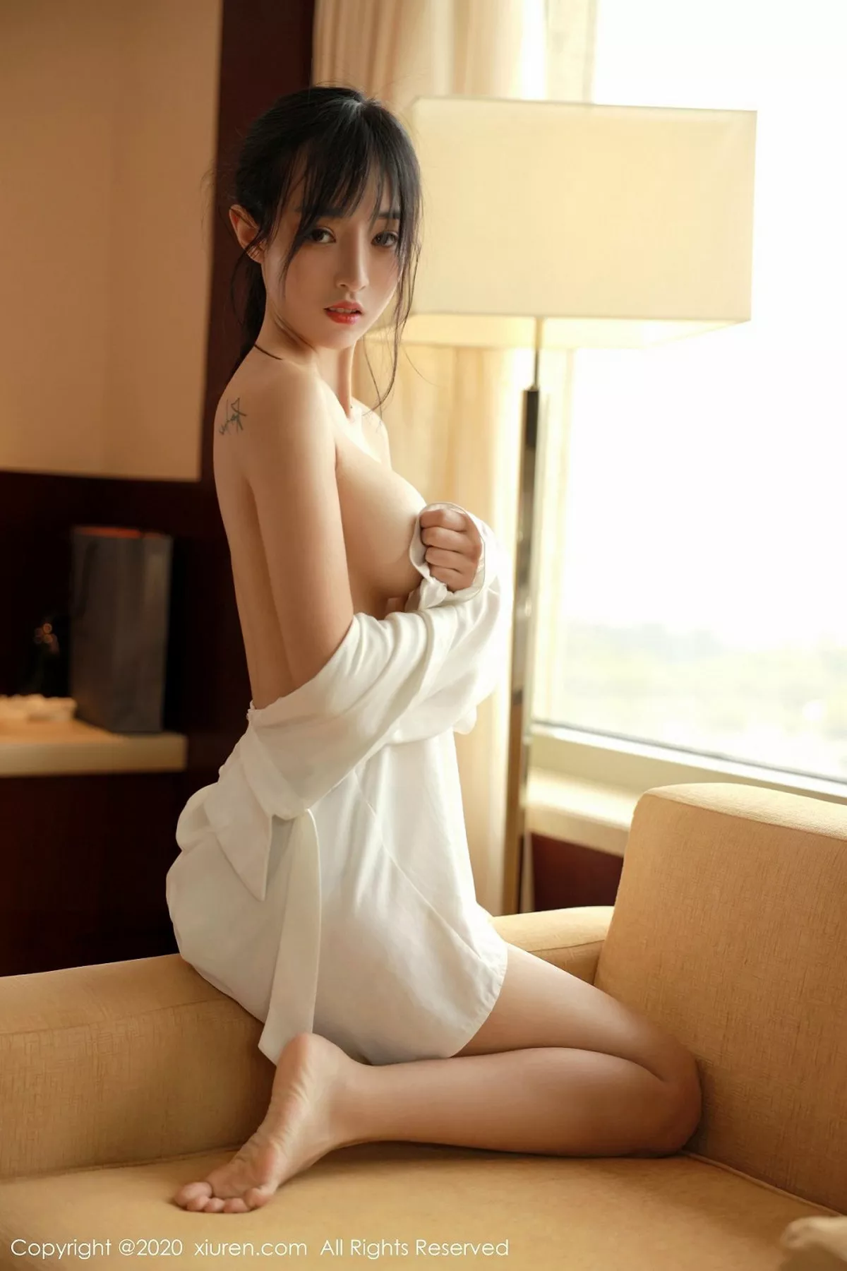 秀人集.com_[XiuRen秀人网]No.2191_嫩模陈梵妮Fanny私房白衬衫大尺度全脱露豪乳遮点诱惑写真37P