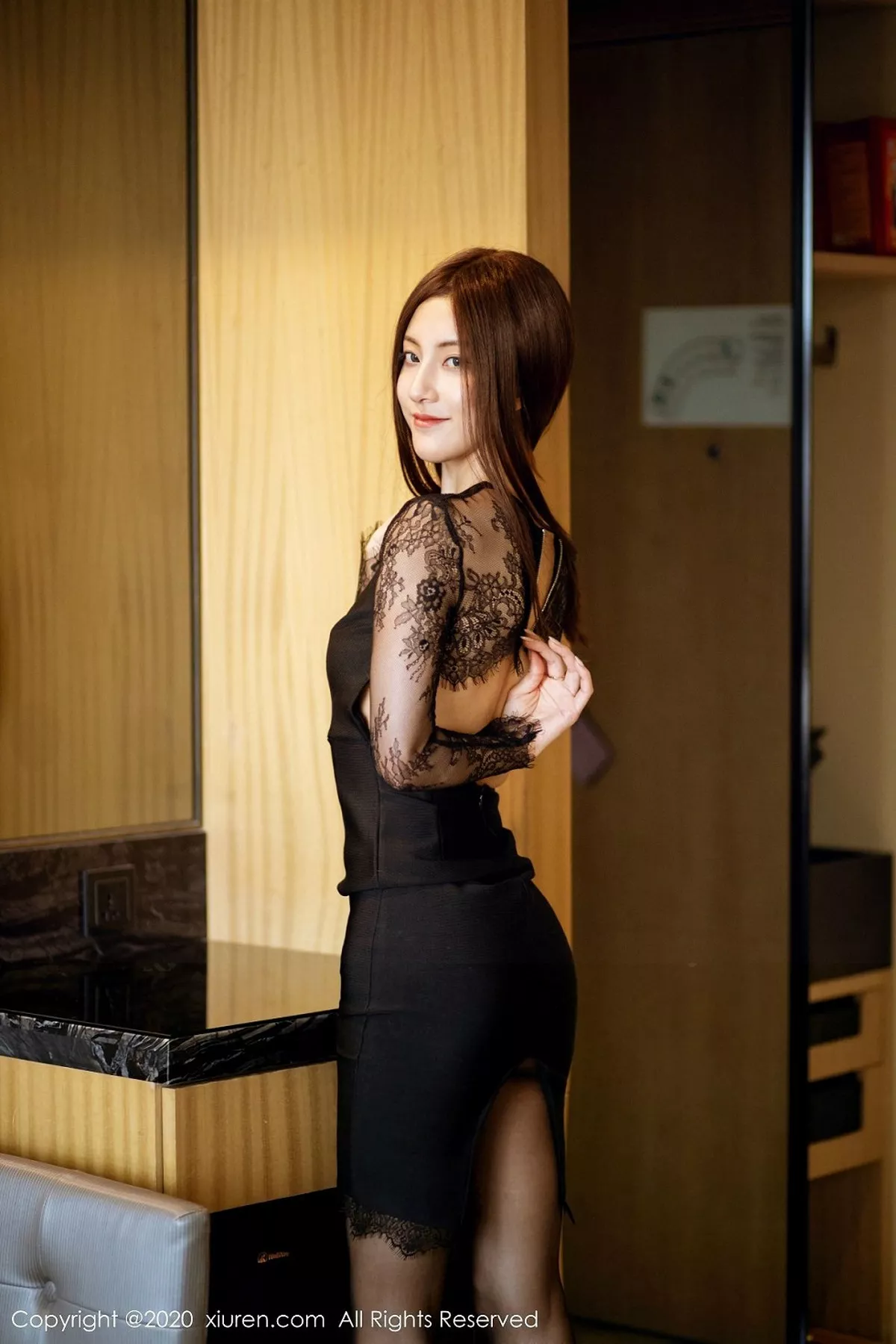 秀人集.com_[XiuRen秀人网]No.2165_嫩模林文文yooki私房黑色露背连身裙配黑丝袜半脱诱人写真67P