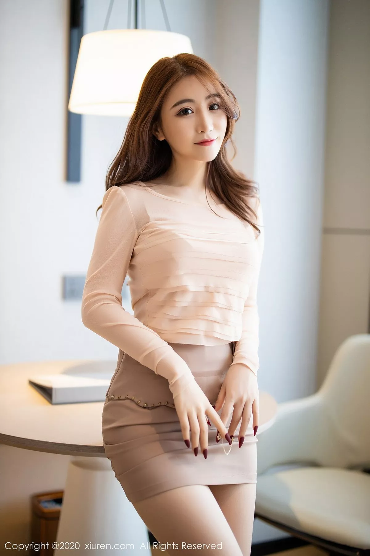 秀人集.com_[XiuRen秀人网]No.2246_女神绯月樱-Cherry私房床上暖色调内衣秀惹火身材迷人写真78P