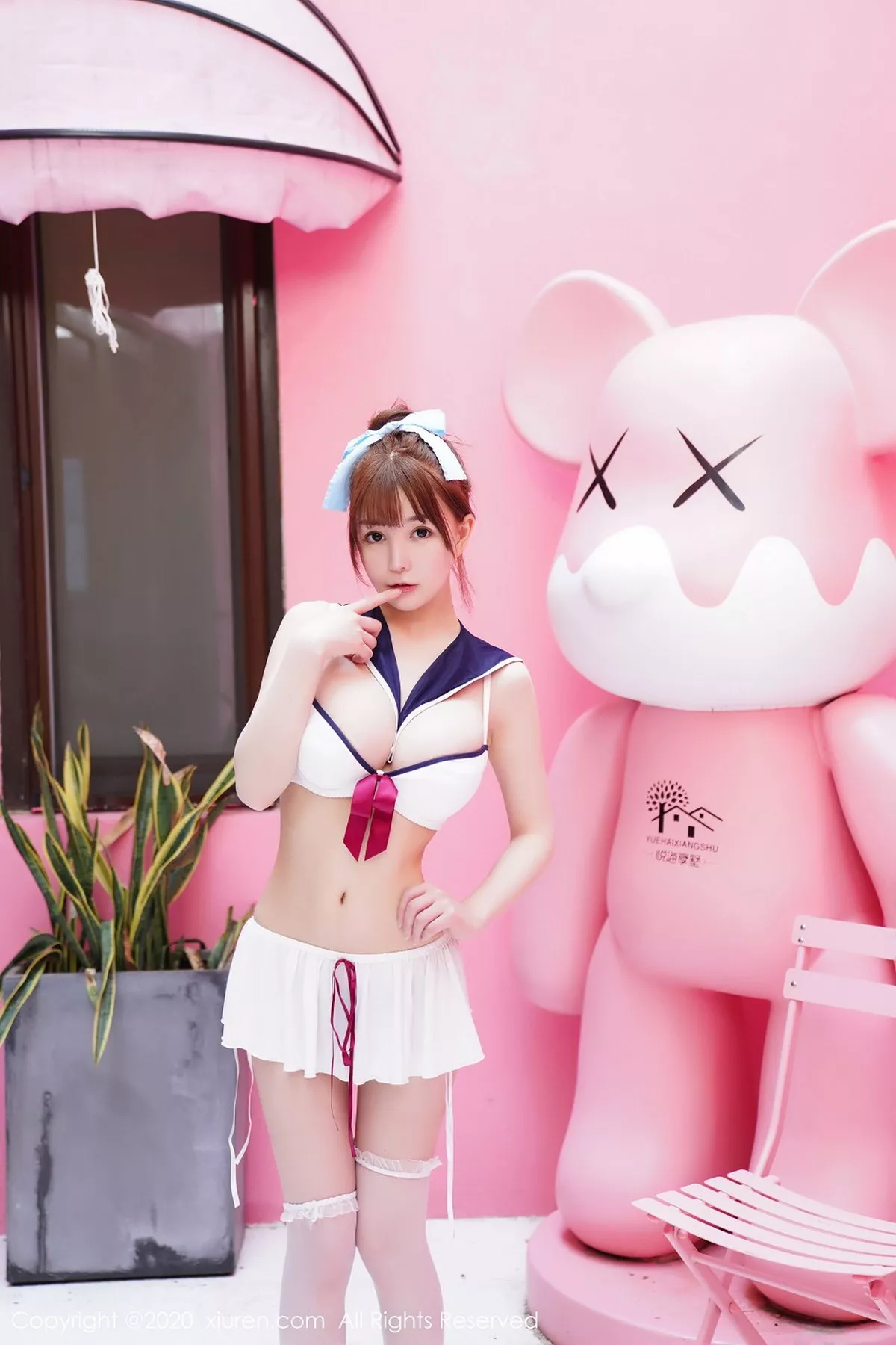 秀人集.com_[XiuRen秀人网]No.2243_嫩模UU酱水手服内衣主题户外半脱露傲人豪乳极致诱惑写真37P