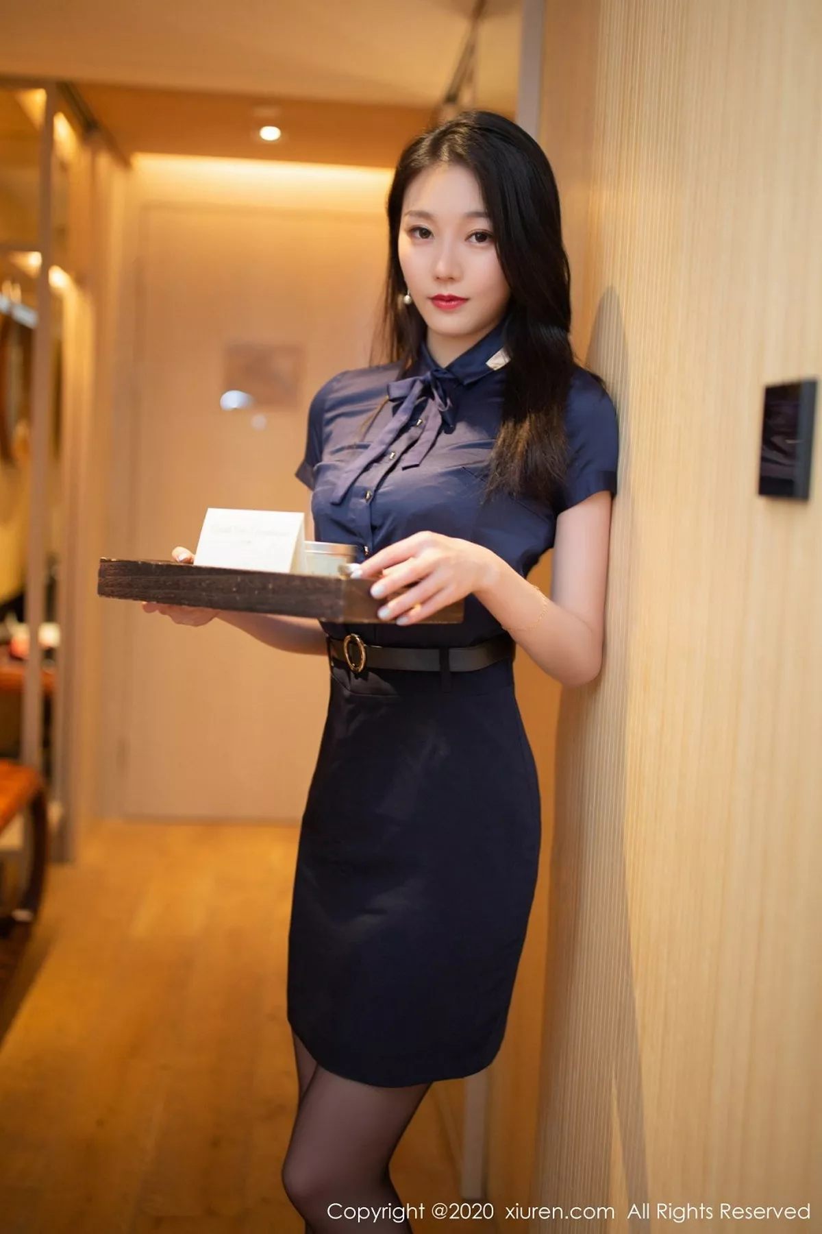 秀人集.com_[XiuRen秀人网]No.2281_嫩模安然Maleah客房送餐主题制服下性感内衣半脱露豪乳翘臀诱惑写真68P