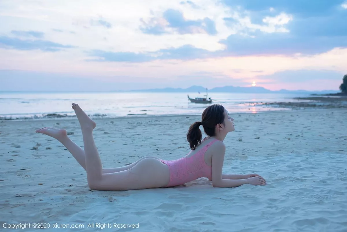 秀人集.com_[XiuRen秀人网]No.2340_嫩模沈梦瑶泰国甲米海边主题粉红色蕾丝内衣秀火辣身材诱惑写真78P