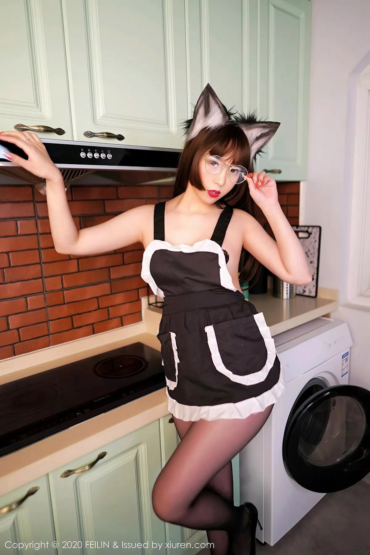 秀人集.com_[FeiLin嗲囡囡]VOL.240_嫩模小波多私房猫耳装+性感JK制服秀火辣身材诱惑写真62P