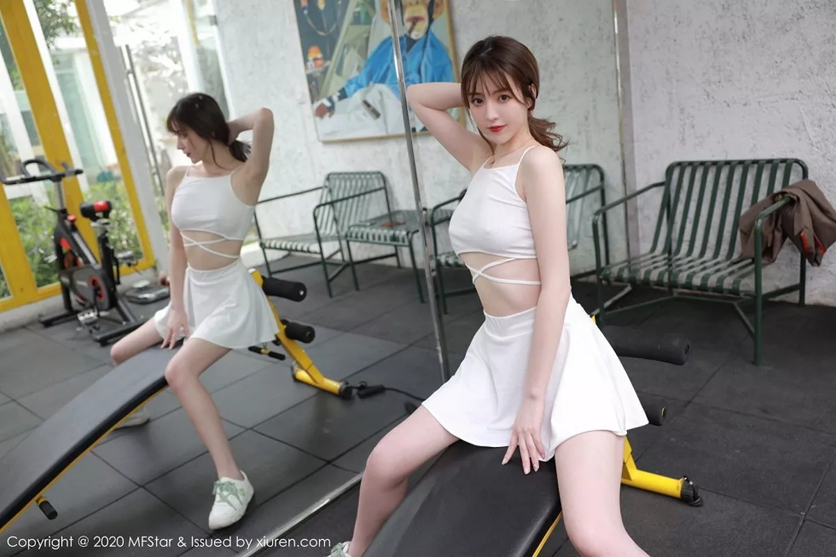秀人集.com_[MFStar模范学院]Vol.364_嫩模yoo优优大理旅拍健身房白色短裙吊带妩媚诱惑写真56P