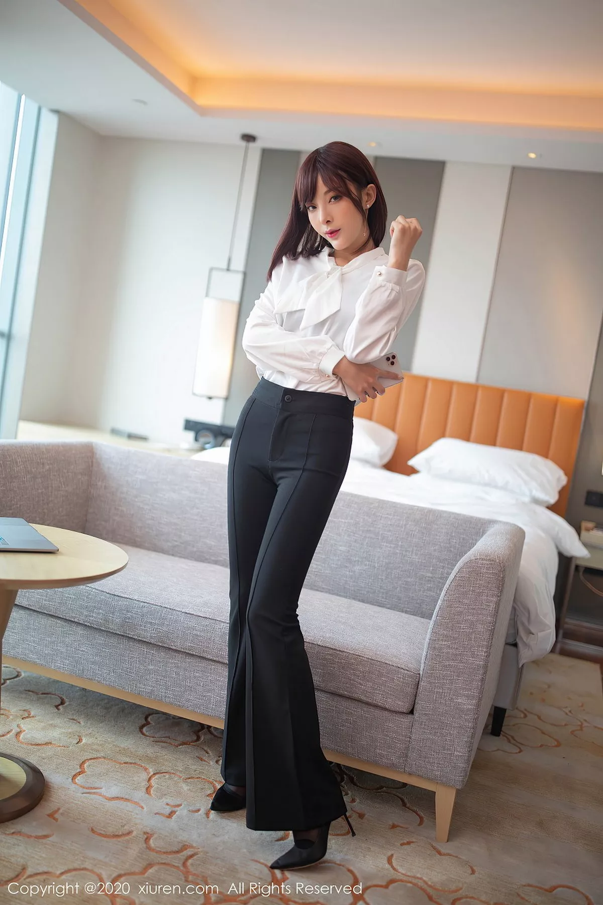 秀人集.com_[XiuRen秀人网]No.2534_嫩模陈小喵员工特别福利主题性感内衣配无内黑丝裤袜诱惑写真47P