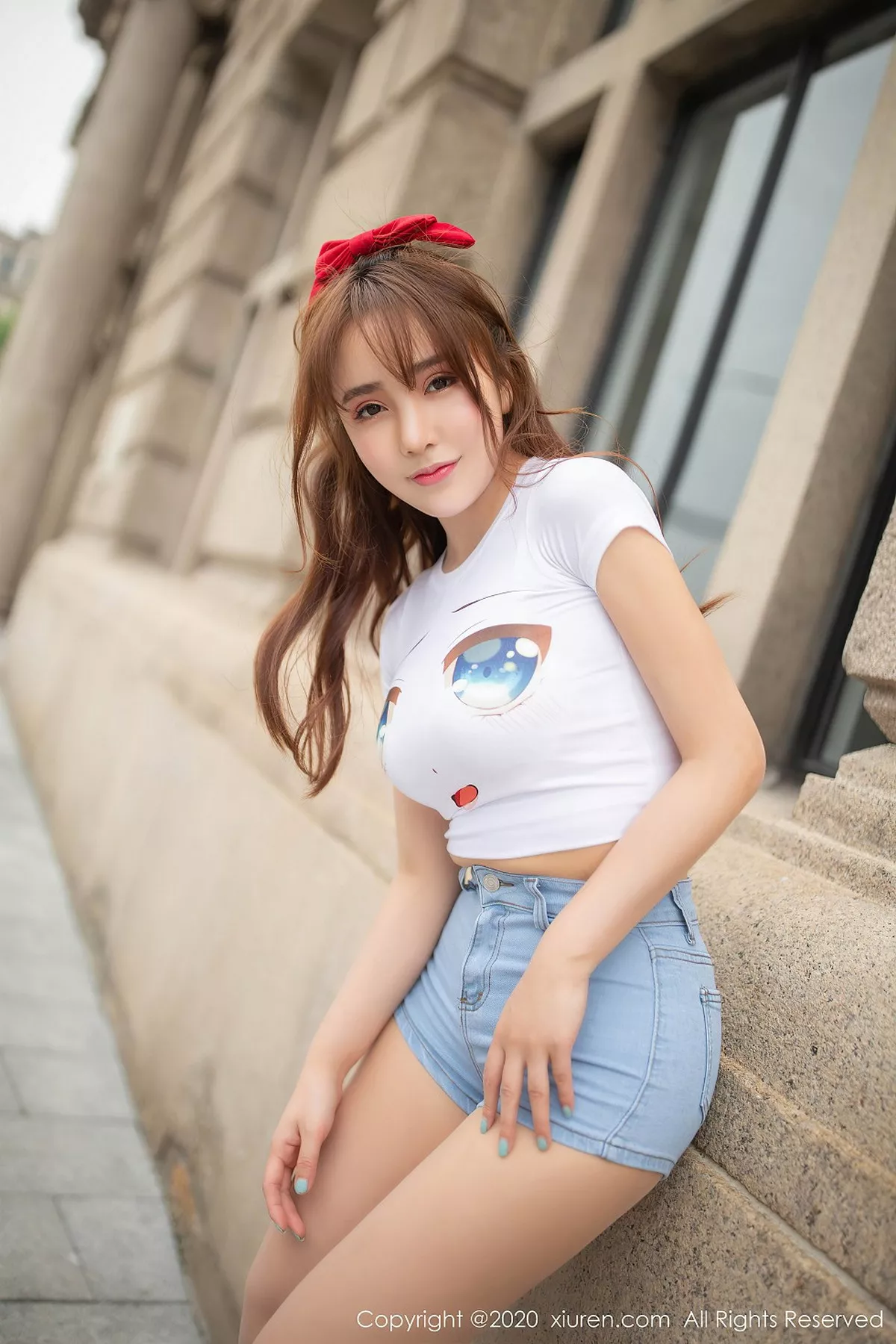 秀人集.com_[XiuRen秀人网]No.2547_嫩模陶喜乐_lele杭州乌镇旅拍脱牛仔短裤露性感翘臀诱惑写真63P