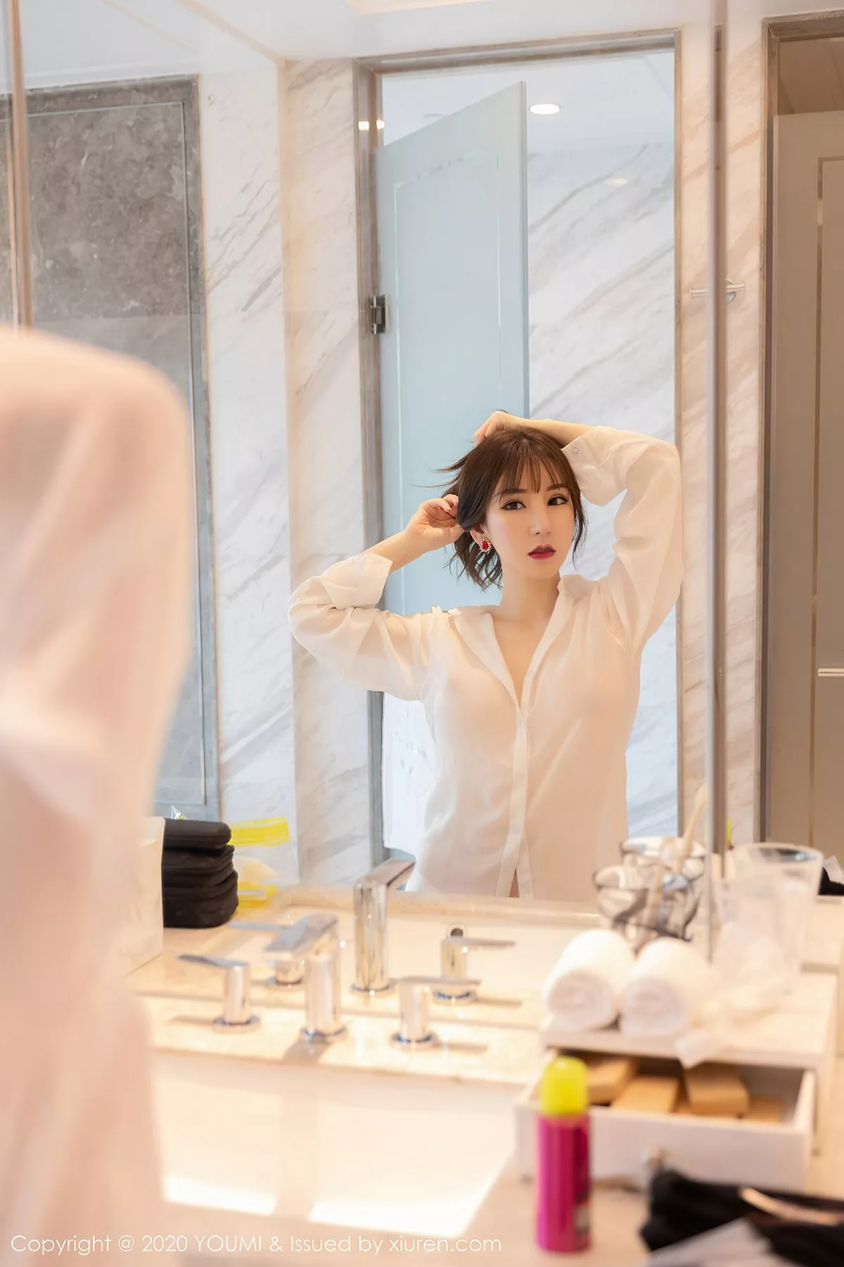 秀人集.com_[YouMi尤蜜荟]Vol.525_女神周于希Sandy酒店浴室真空白衬衣湿身秀火辣身材诱惑写真78P