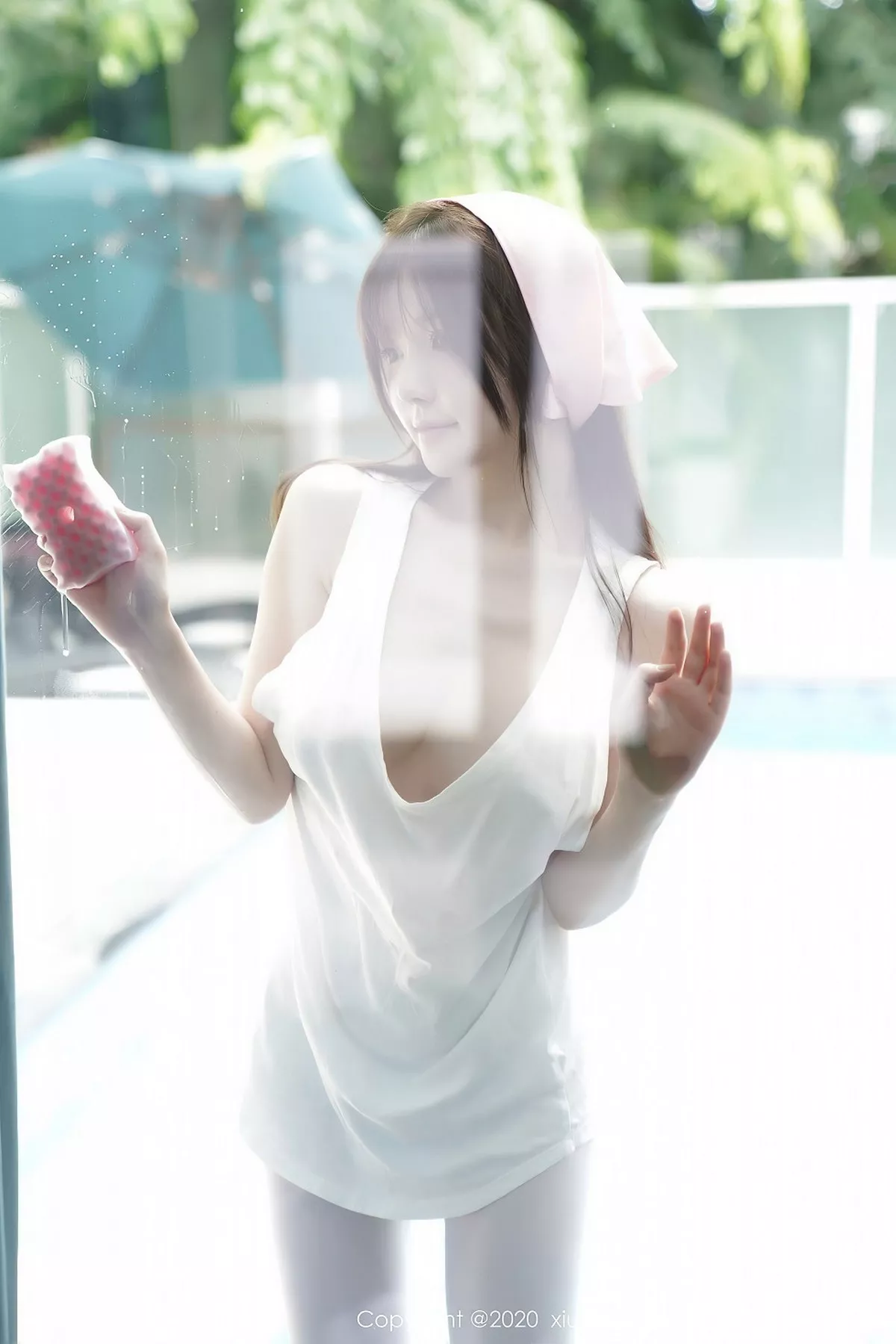 秀人集.com_[XiuRen秀人网]No.2557_女神糯美子Mini性感家政女仆主题超薄无内白丝裤袜极致诱惑写真106P