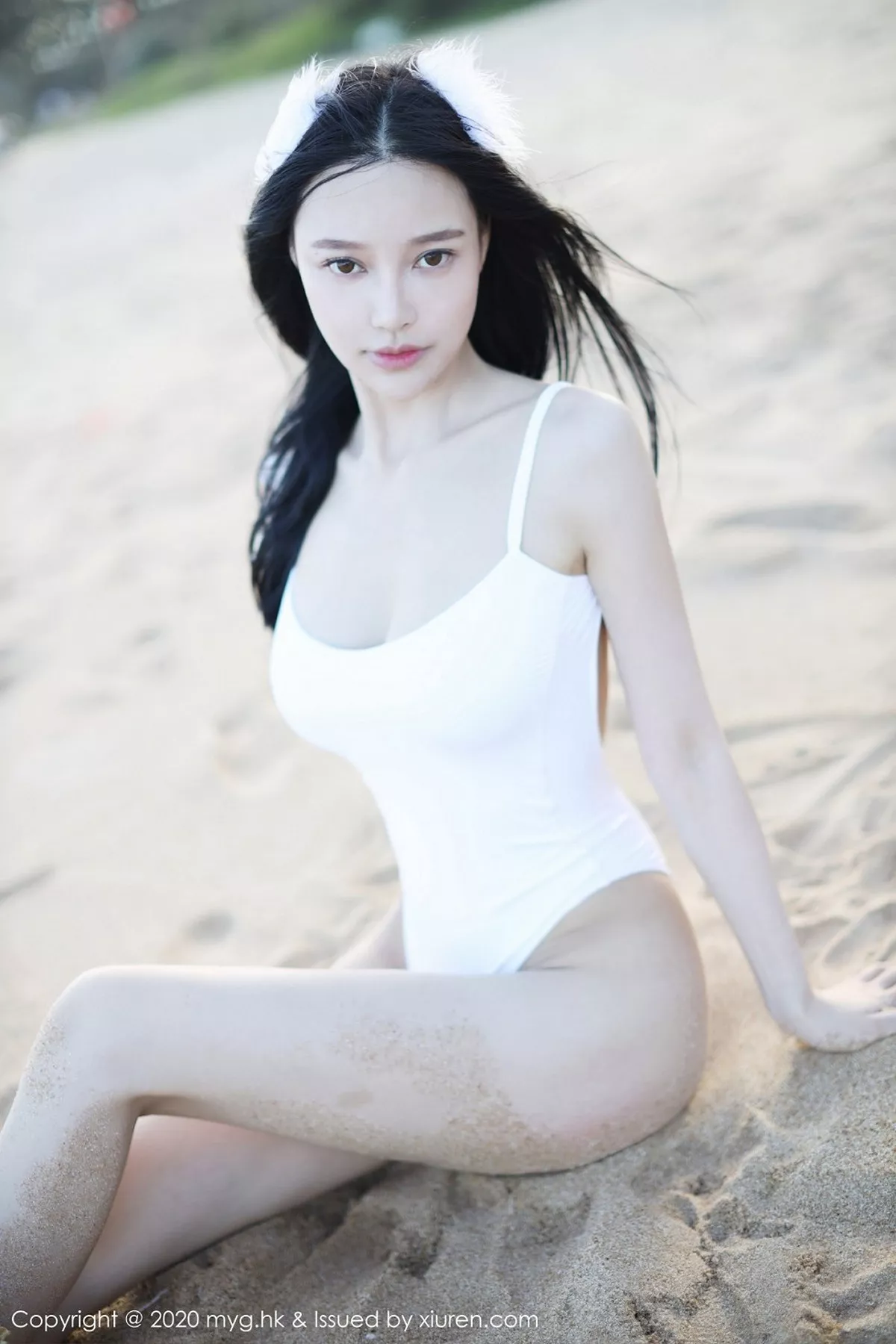 秀人集.com_[MyGirl美媛馆]Vol.463_女神唐琪儿户外白色连体泳衣秀白嫩肌肤傲人豪乳诱惑写真75P