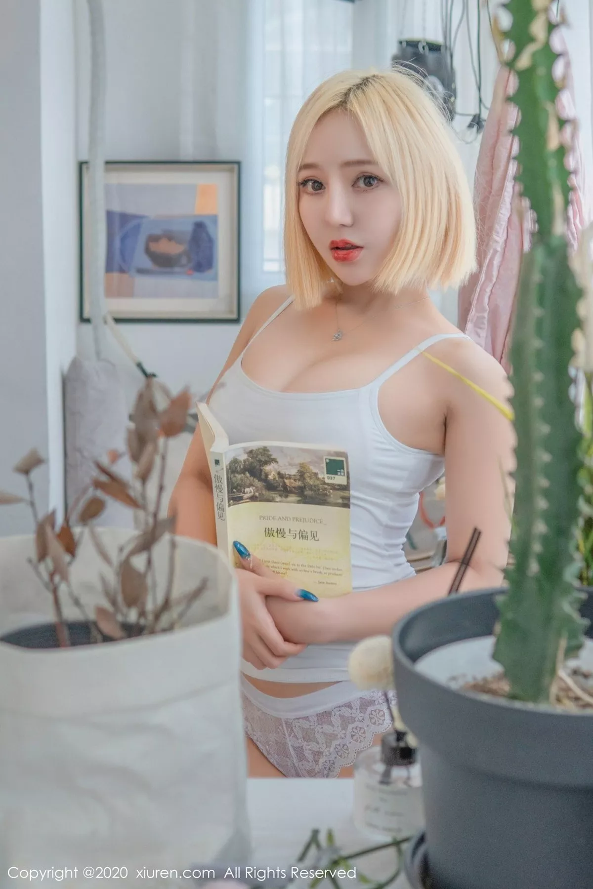 秀人集.com_[XiuRen秀人网]No.2842_嫩模文静儿纯白低胸内衣秀魔鬼身材浑圆蜜桃臀极致诱惑写真60P