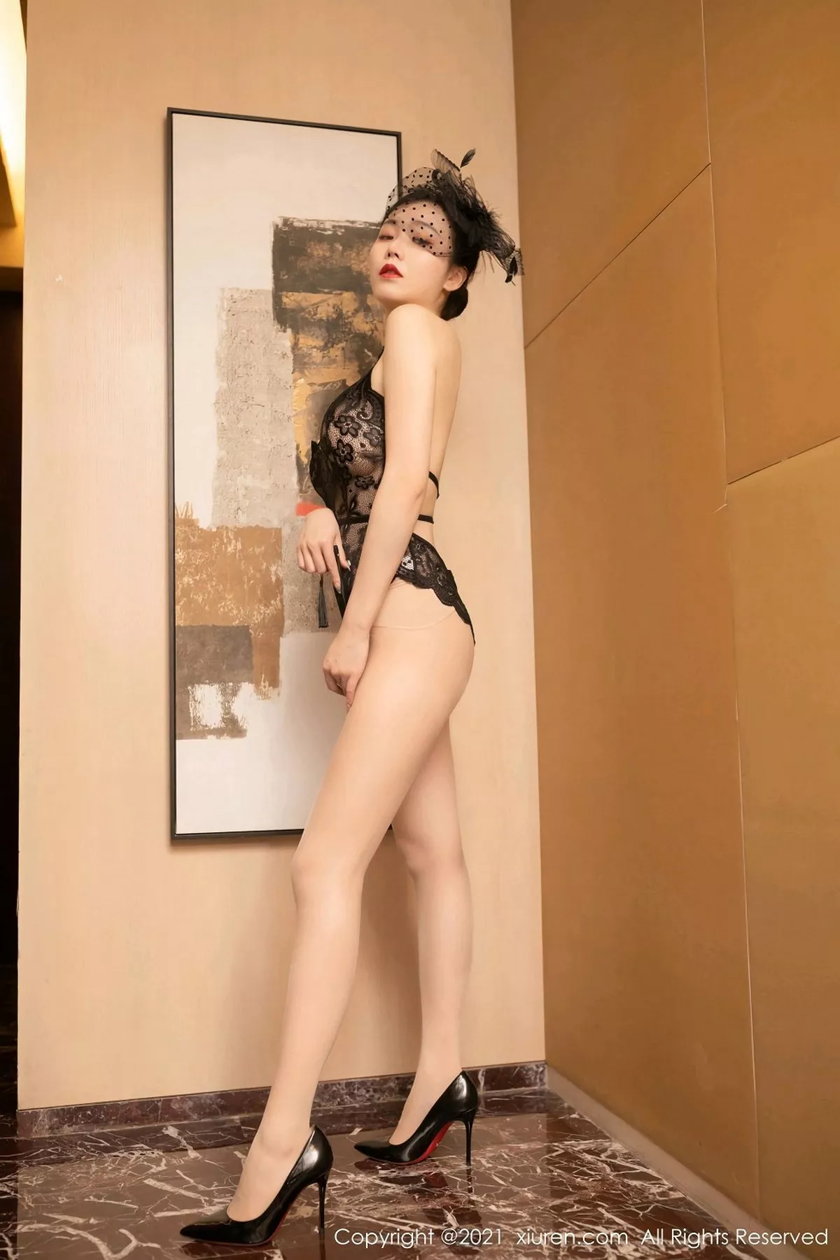 秀人集.com_[XiuRen秀人网]No.3007_嫩模安然Maleah黑色情趣内衣主题镂空秀凹凸别致身材诱惑写真65P