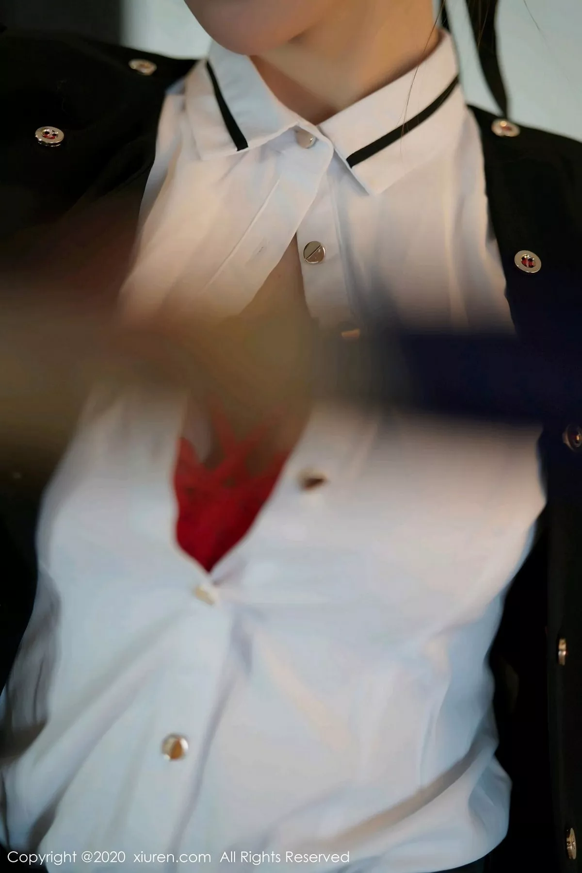 秀人集.com_[XiuRen秀人网]No.2915_女神周于希Sandy空姐真实场景剧情主题红色内衣配黑丝诱惑写真106P