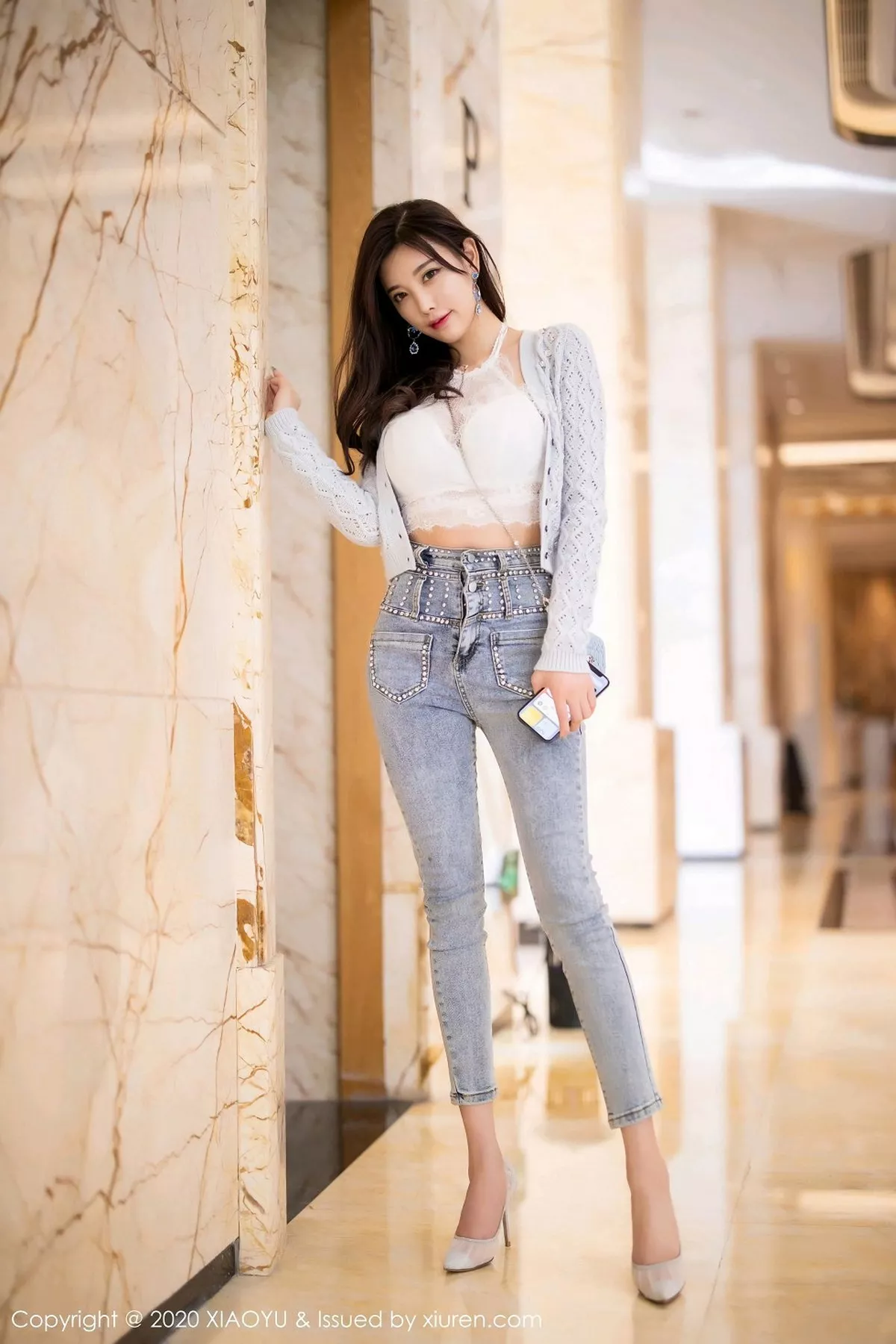 秀人集.com_[XiaoYu画语界]Vol.433_女神杨晨晨sugar床上脱牛仔裤露蕾丝内裤秀翘臀诱惑写真93P