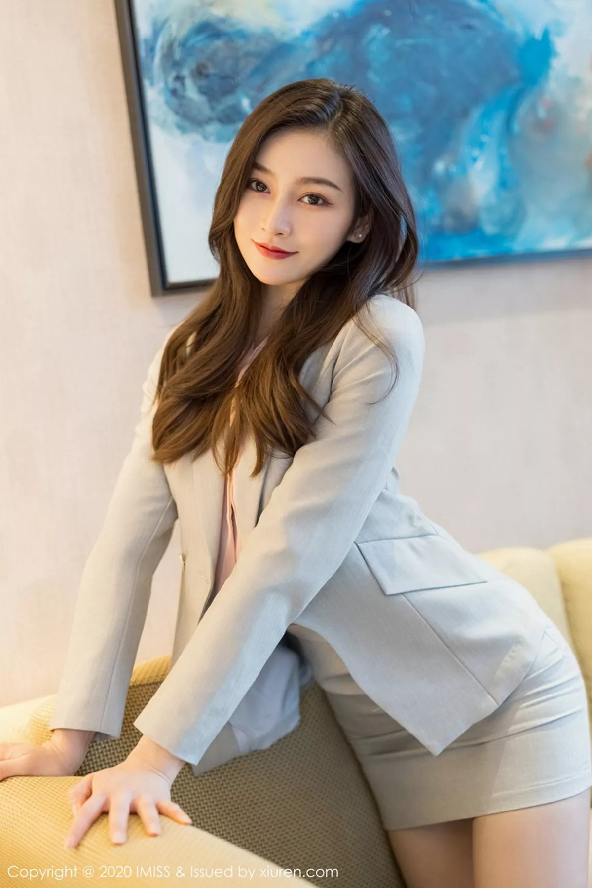 秀人集.com_[IMISS爱蜜社]Vol.538_气质美女Vanessa脱OL制服露性感内衣秀完美身材诱惑写真60P