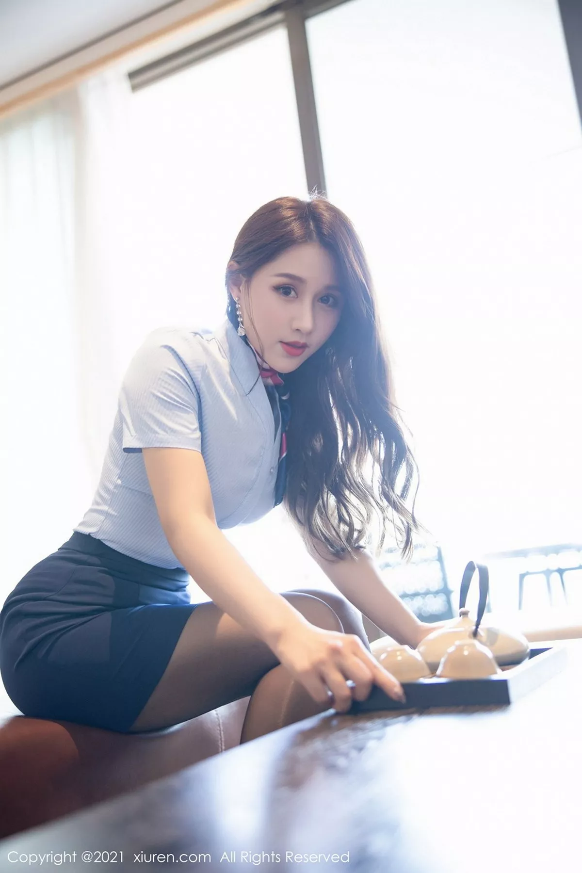 秀人集.com_[XiuRen秀人网]No.3073_嫩模徐安安三亚旅拍经典制服捆绑艺开档黑丝裤袜秀翘臀诱惑写真64P