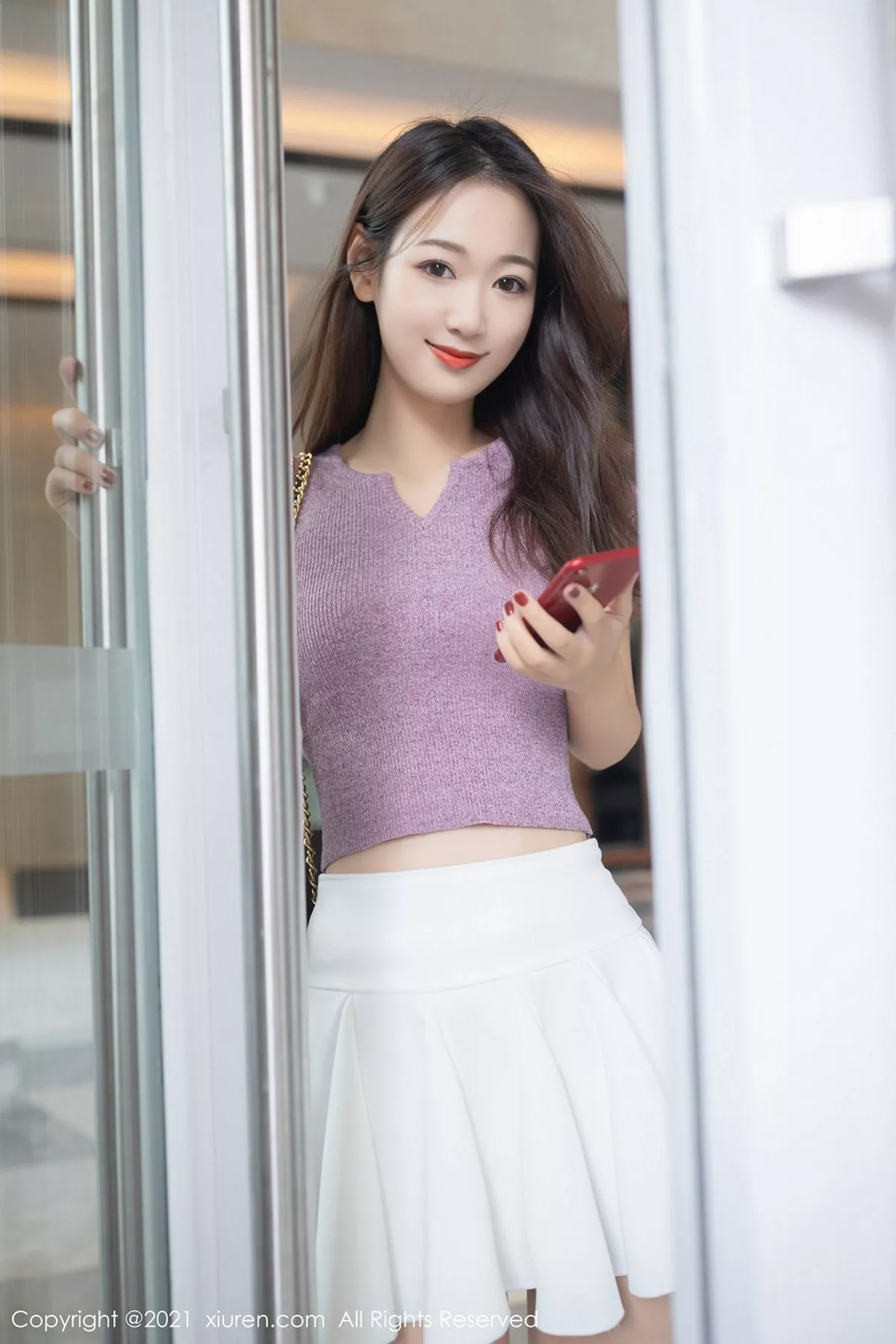 秀人集.com_[XiuRen秀人网]No.3090_嫩模唐安琪星瑶尾随主题床上性感内衣配开档肉丝裤袜诱惑写真82P