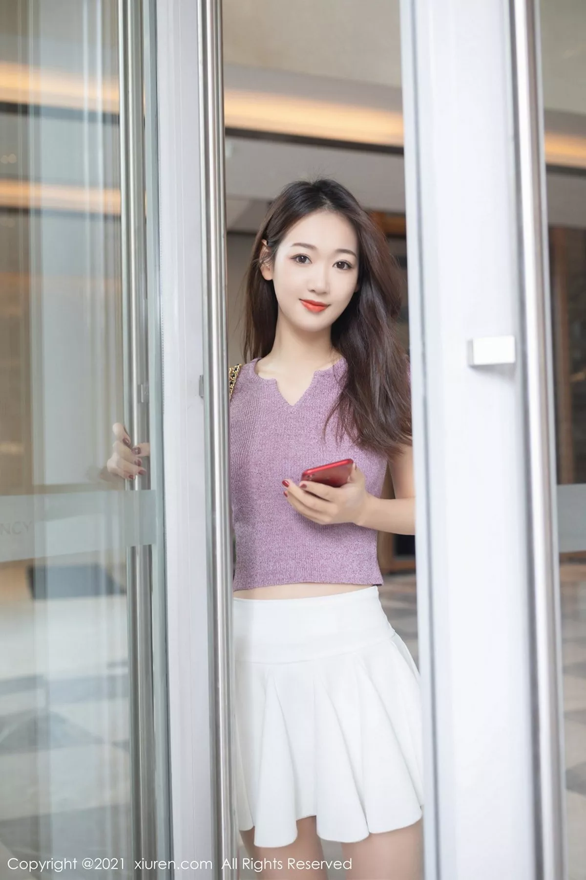 秀人集.com_[XiuRen秀人网]No.3090_嫩模唐安琪星瑶尾随主题床上性感内衣配开档肉丝裤袜诱惑写真82P