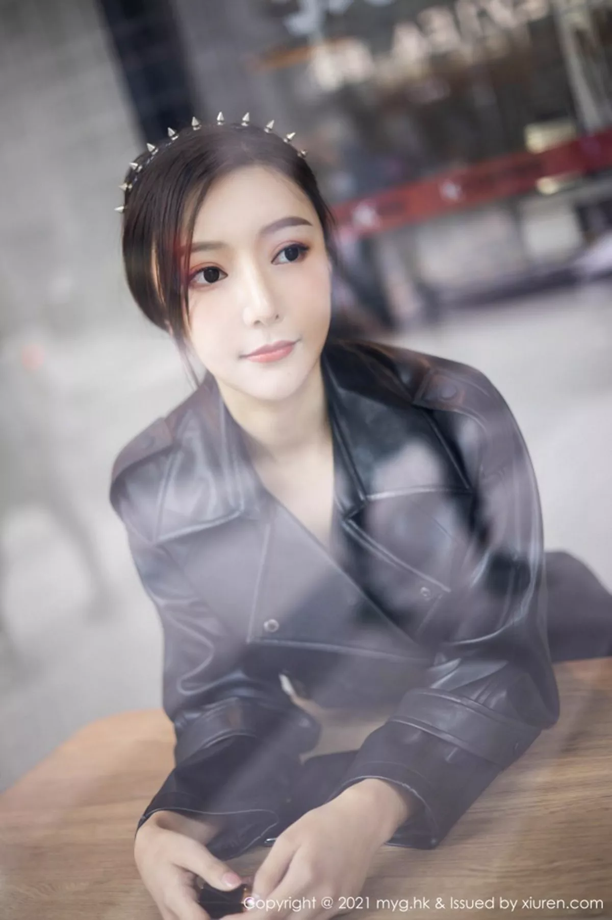 秀人集.com_[MyGirl美媛馆]Vol.493_女神王馨瑶yanni飒爽皮衣半脱露情趣内衣蕾丝吊袜极致魅惑写真66P